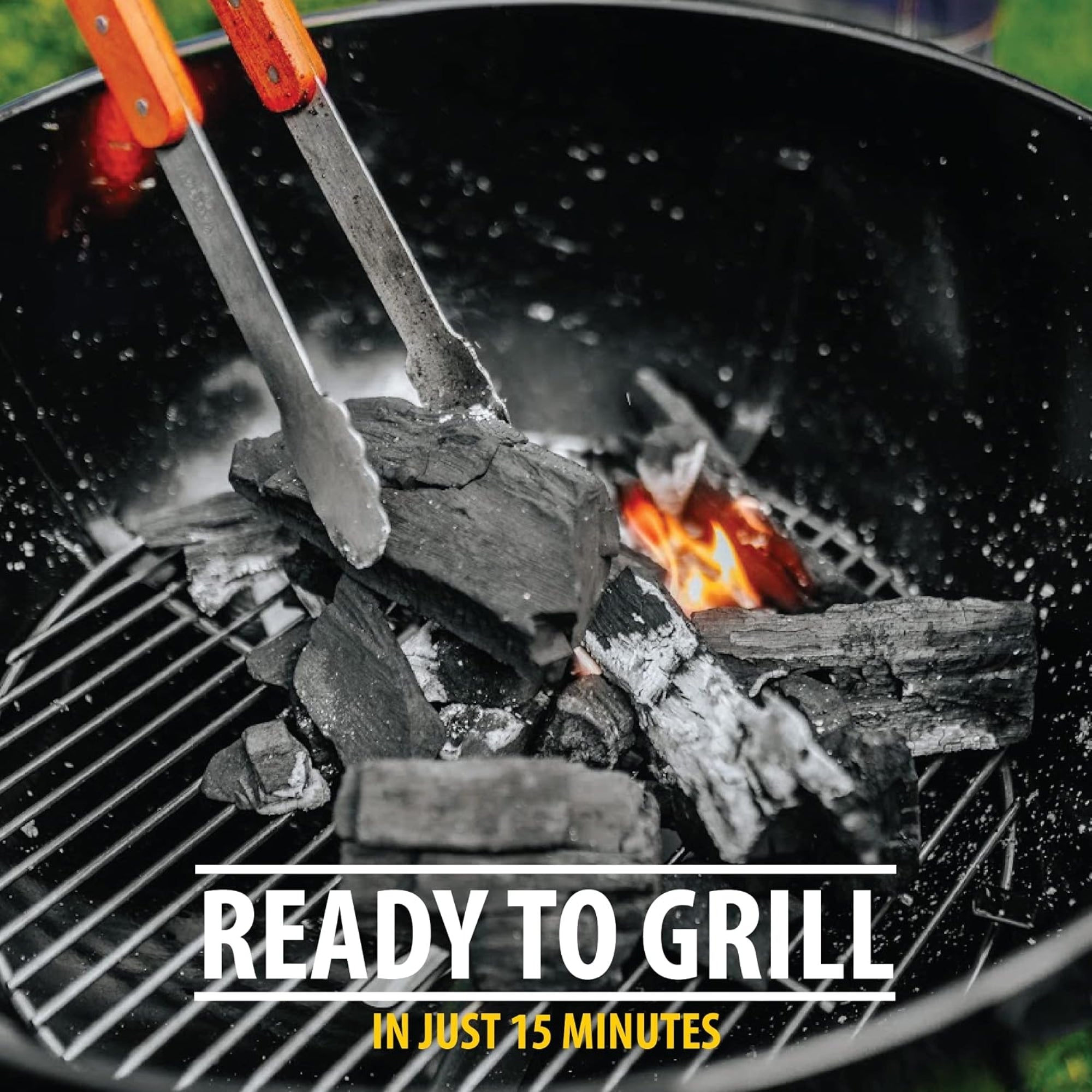 FOGO Super Premium All-Natural Hardwood Lump Charcoal for Grilling, 17.6lbs
