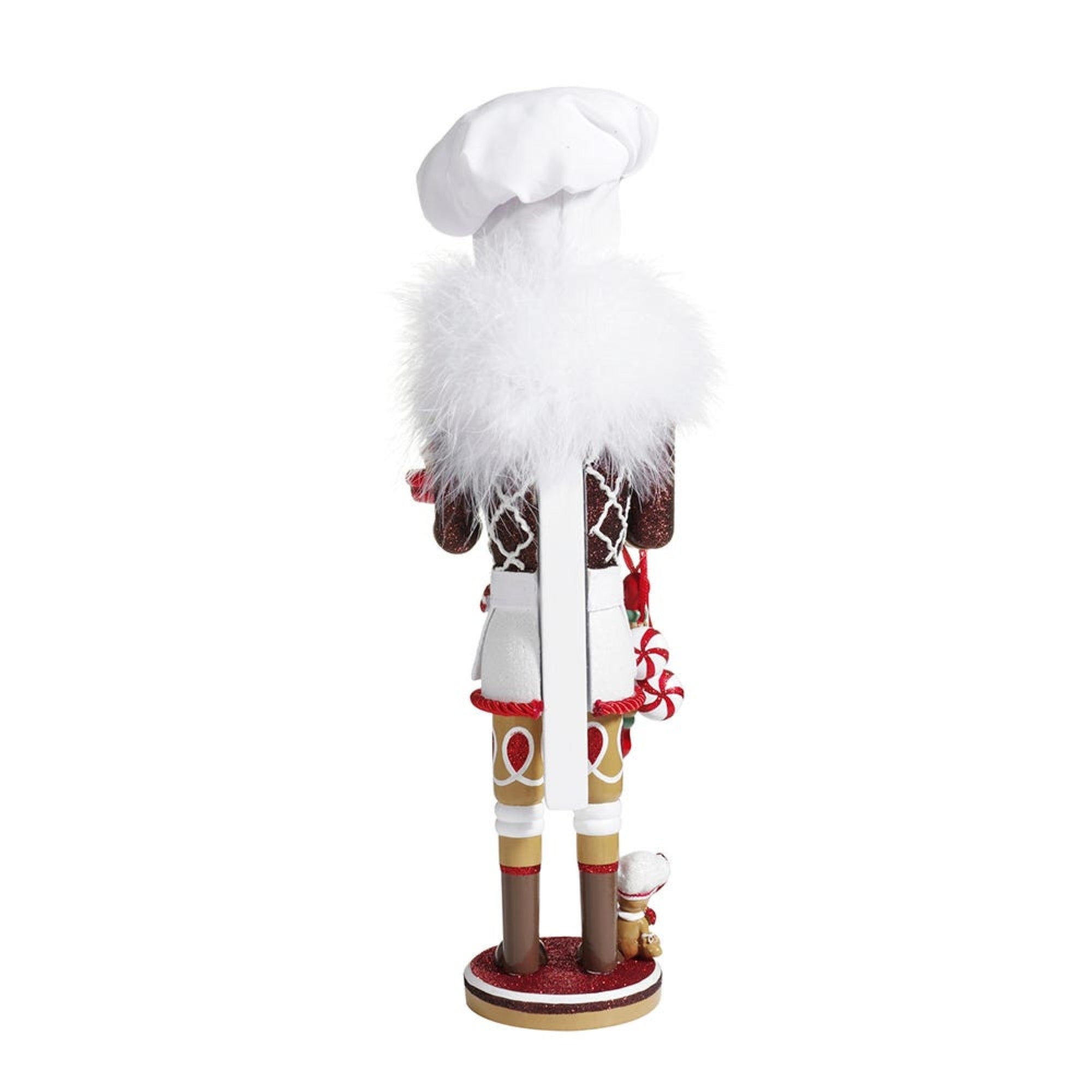 Kurt Adler Hollywood Nutcrackers Collection, Wooden Gingerbread Chef, 15.5"