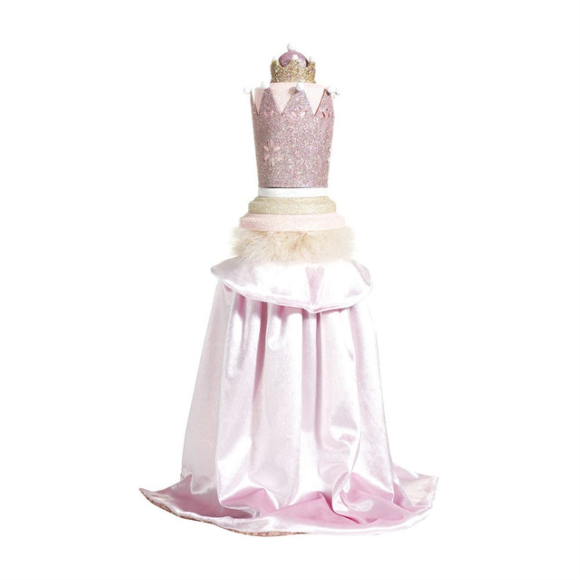 Kurt Adler Hollywood Nutcracker Collection, Pink King Nutcracker, 19"