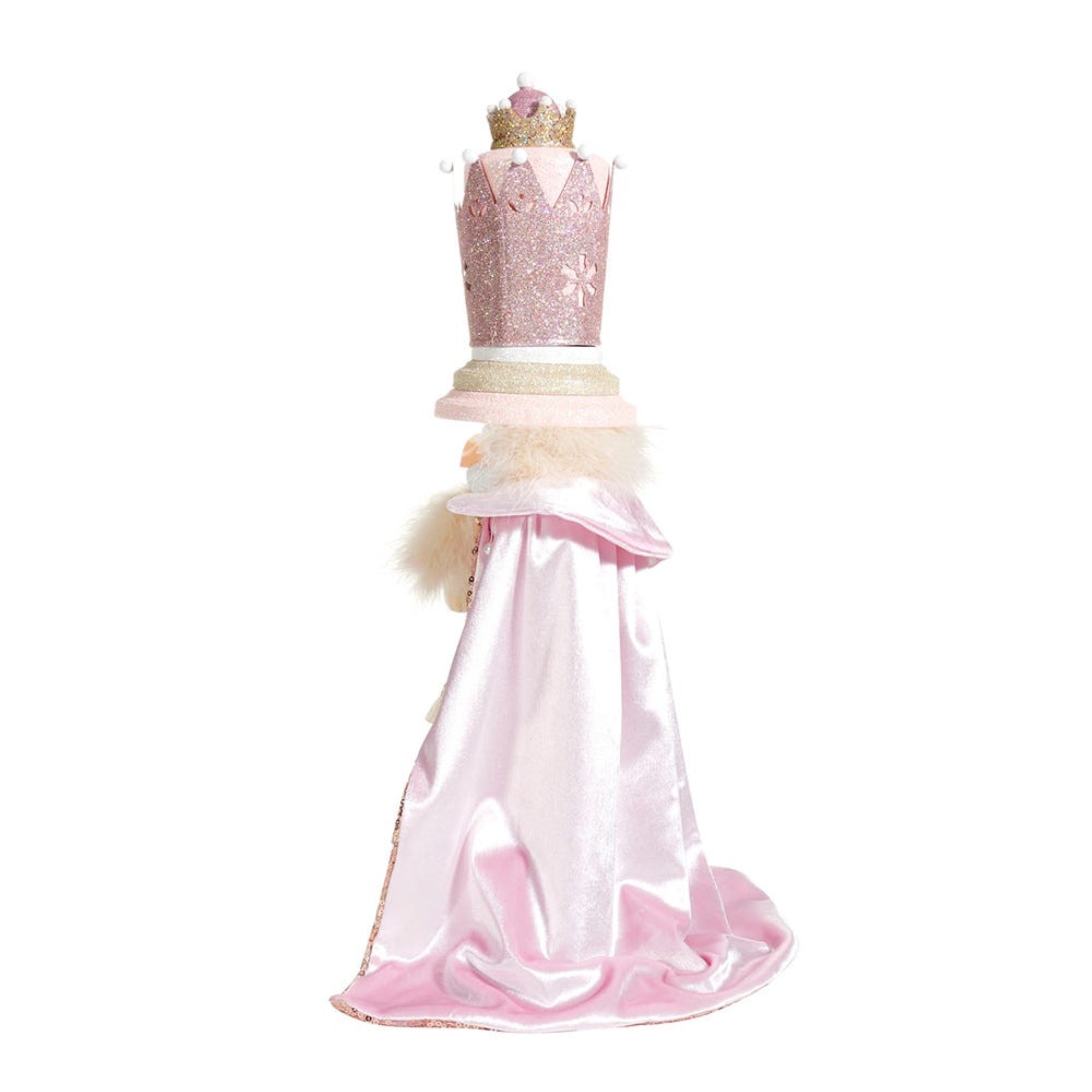 Kurt Adler Hollywood Nutcracker Collection, Pink King Nutcracker, 19"