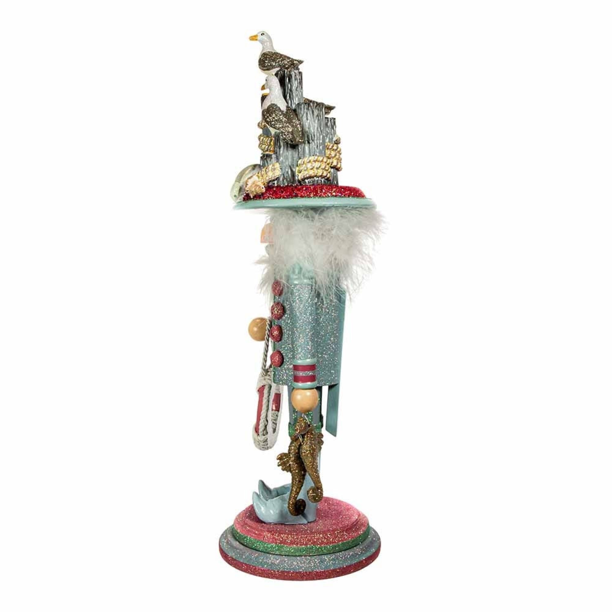 Kurt Adler Hollywood Nutcrackers Collection, Coastal Seagull, 18"
