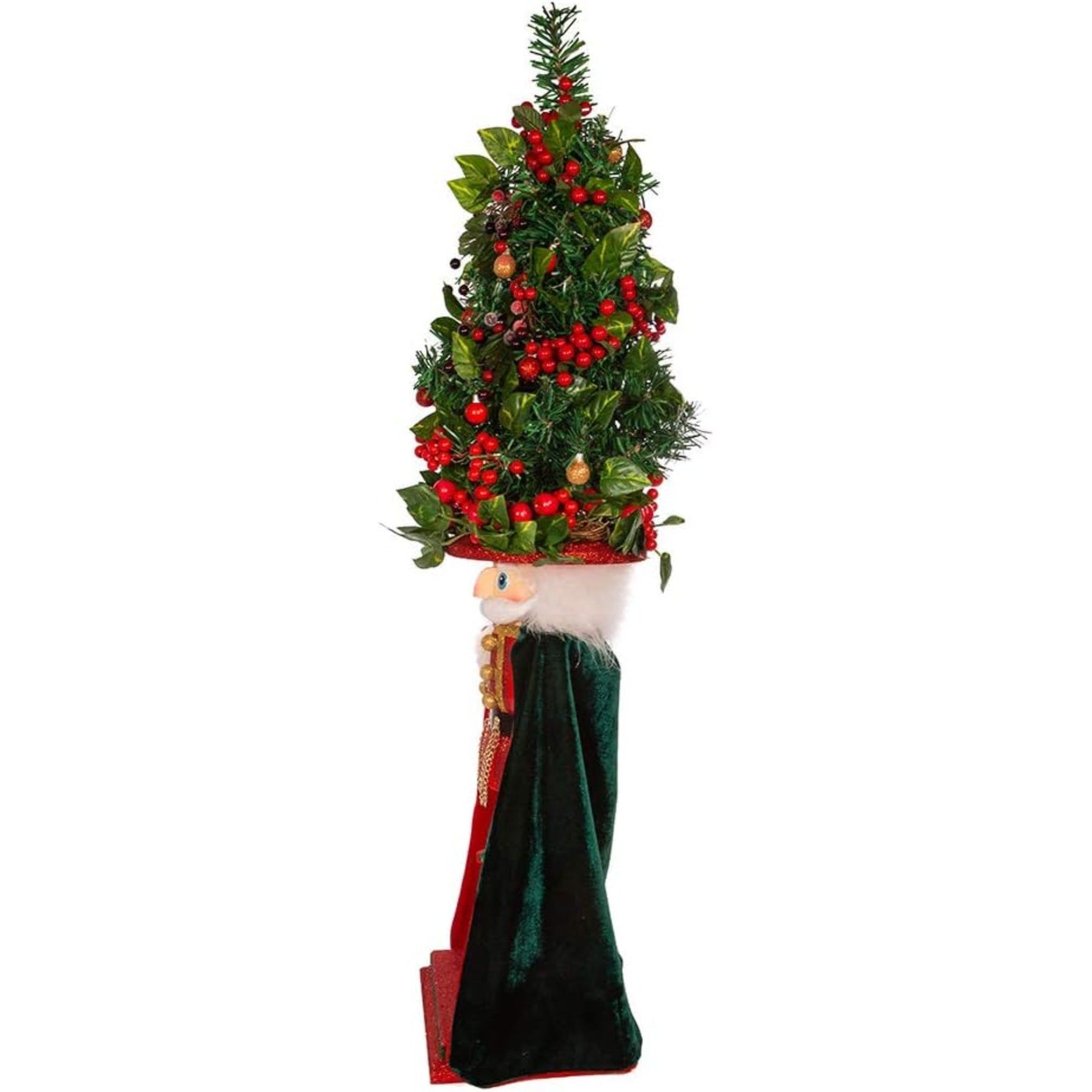 Kurt Adler Hollywood Nutcrackers, Battery-Operated LED Christmas Tree, 36"