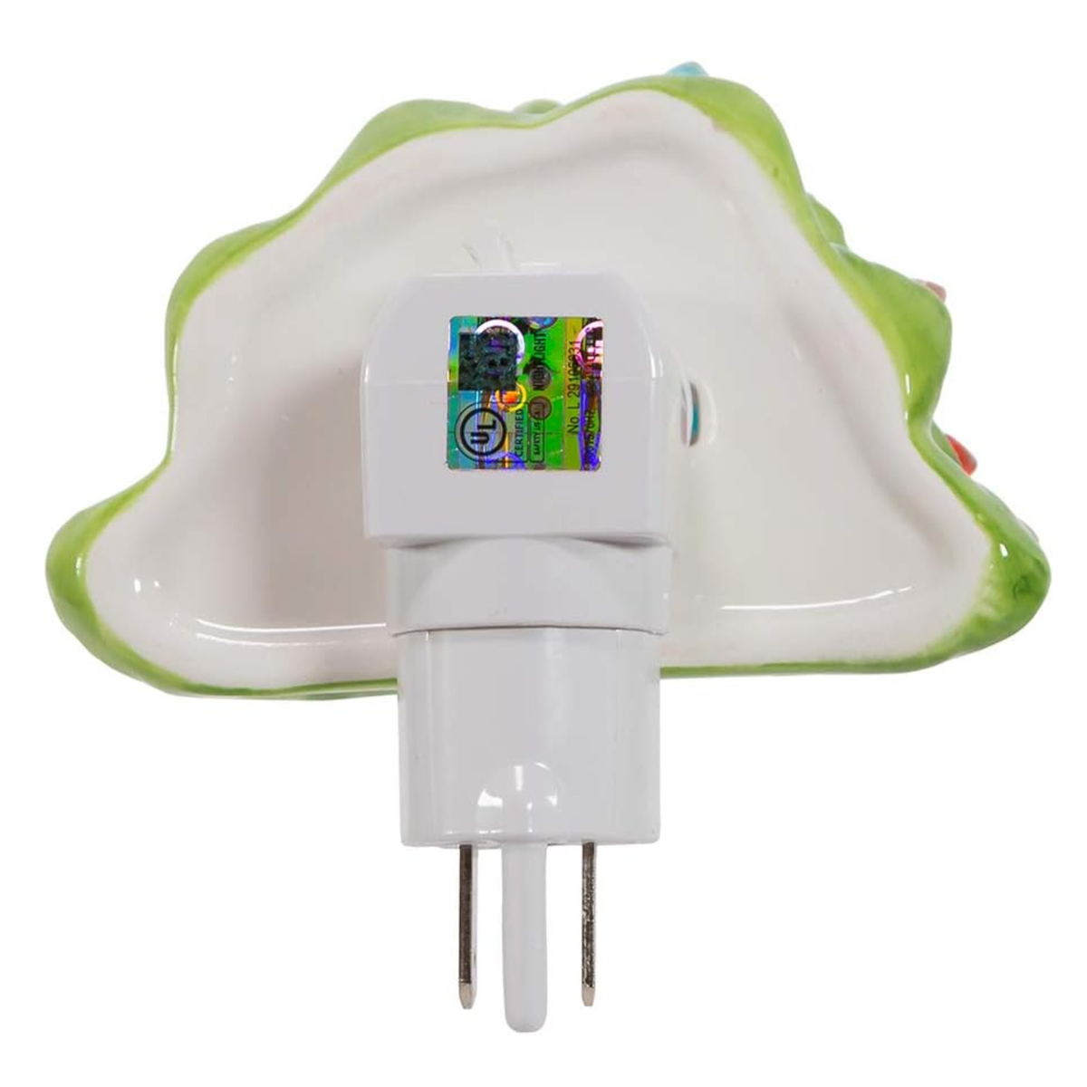 Kurt Adler Ceramic Green Tree Night Light, 6in