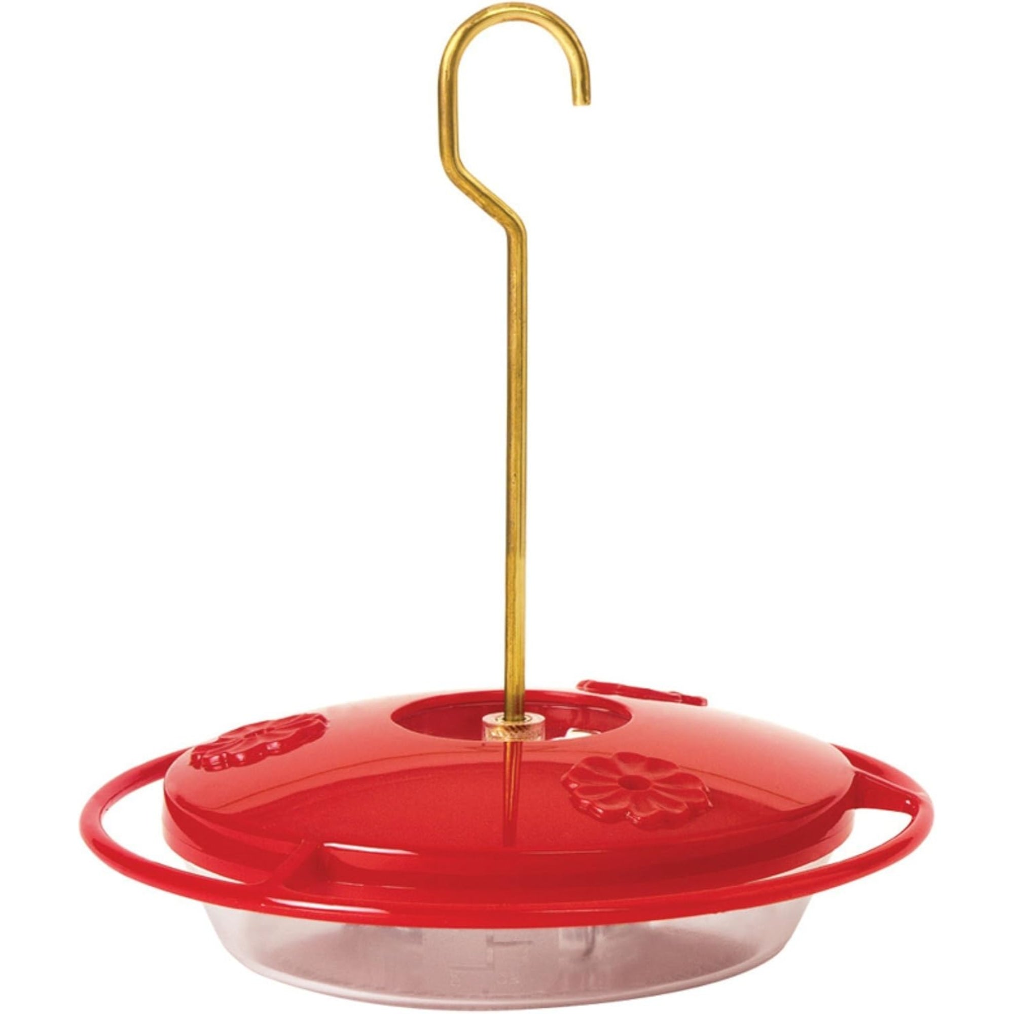 Aspects HummZinger Mini Hummingbird Feeder with 3 Feeding Ports, Red, 8oz