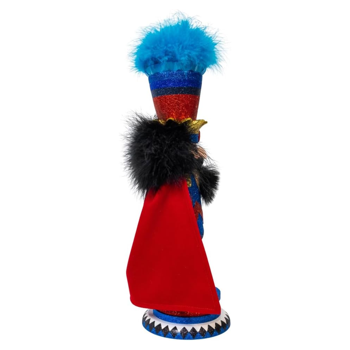 Kurt Adler Hollywood Nutcracker Collection, Red & Blue King, 16in