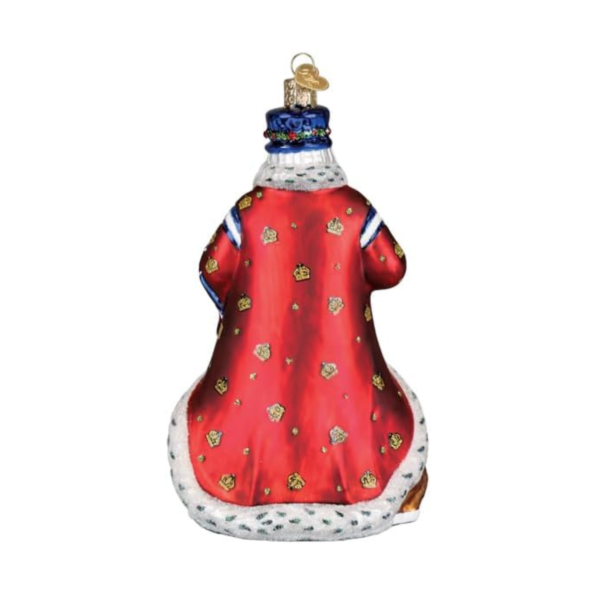 Old World Christmas Blown Glass Tree Ornament, United Kingdom Santa