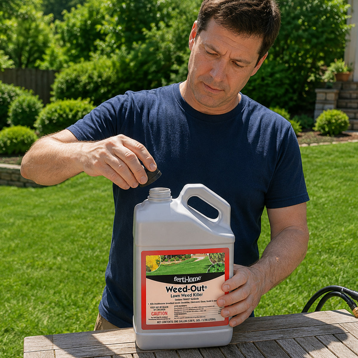 Fertilome Weed Out Lawn Weed Killer Concentrate with TRIMEC, 1 Gallon