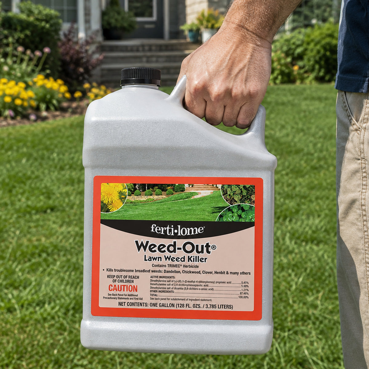 Fertilome Weed Out Lawn Weed Killer Concentrate with TRIMEC, 1 Gallon