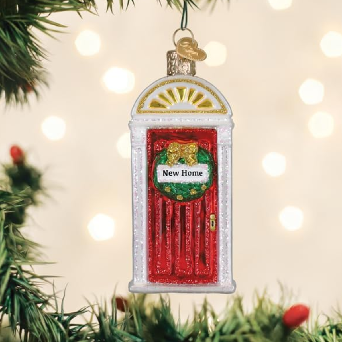 Old World Christmas Blown Glass Collection New Home Ornament
