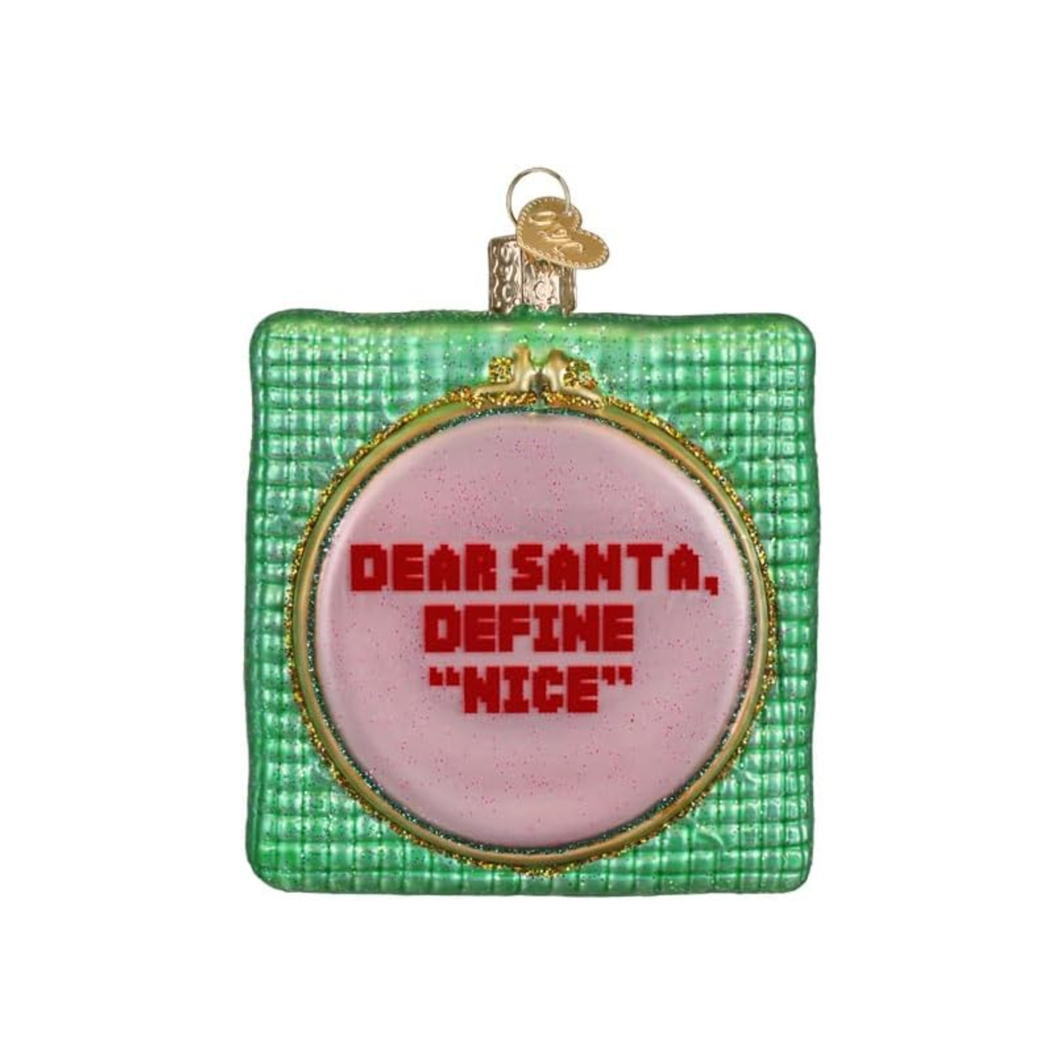 Old World Christmas Blown Glass Ornament Collection, Dear Santa.