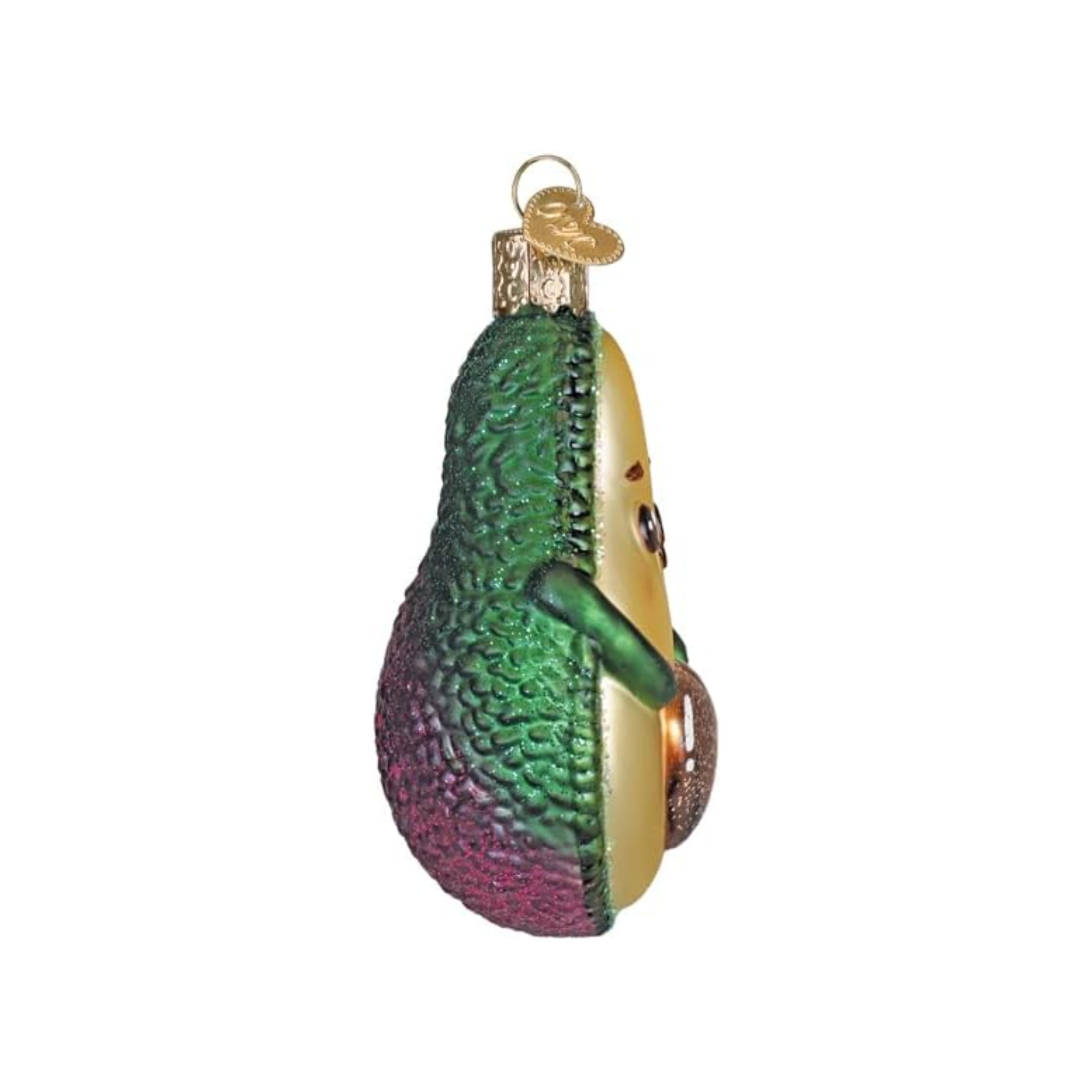 Old World Christmas Blown Glass Ornament Collection, Happy Avocado