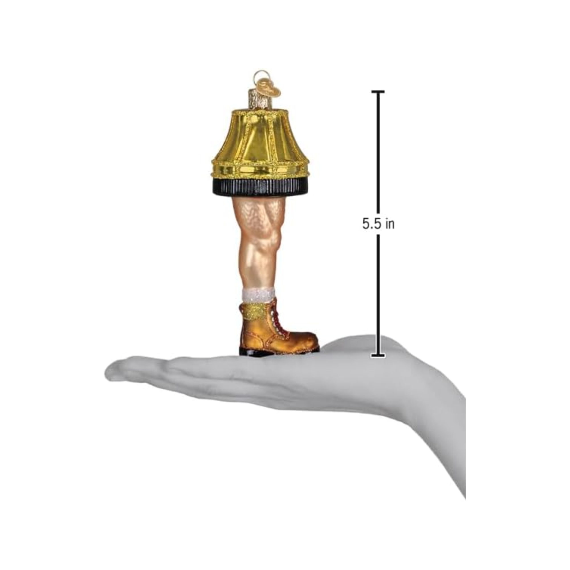 Old World Christmas Blown Glass Ornament Collection, Man Leg Lamp