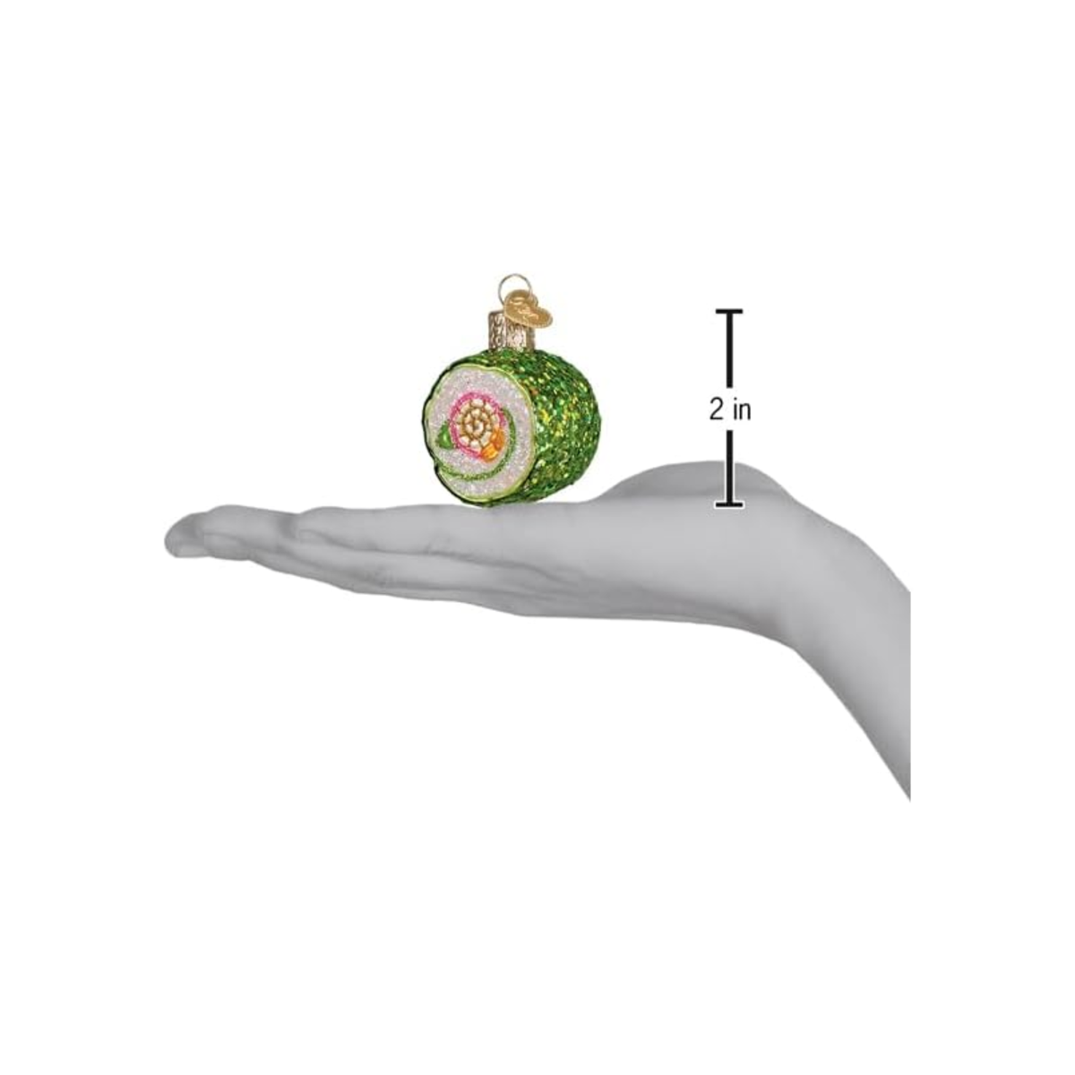 Old World Christmas Blown Glass Ornament Collection, Shimmering Sushi Roll