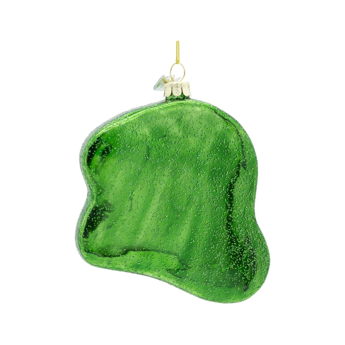 Kurt Adler Noble Gems Glass Ornament for Christmas Tree, Golf Scene