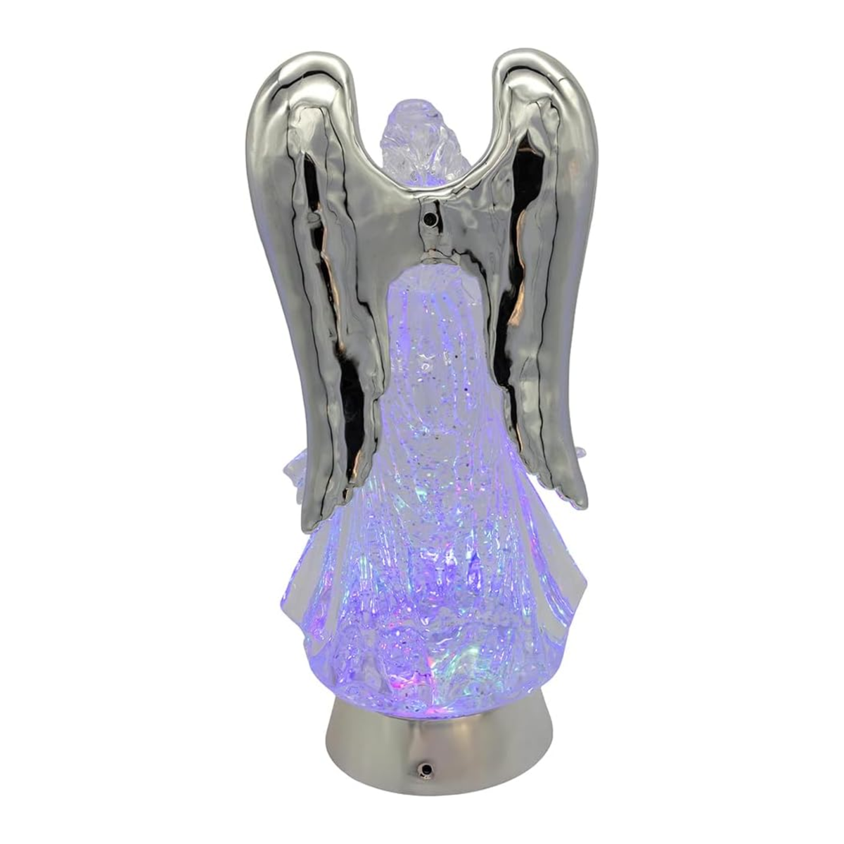 Kurt Adler Battery Operated USB LED Angel with Horn Water Globe, 13in