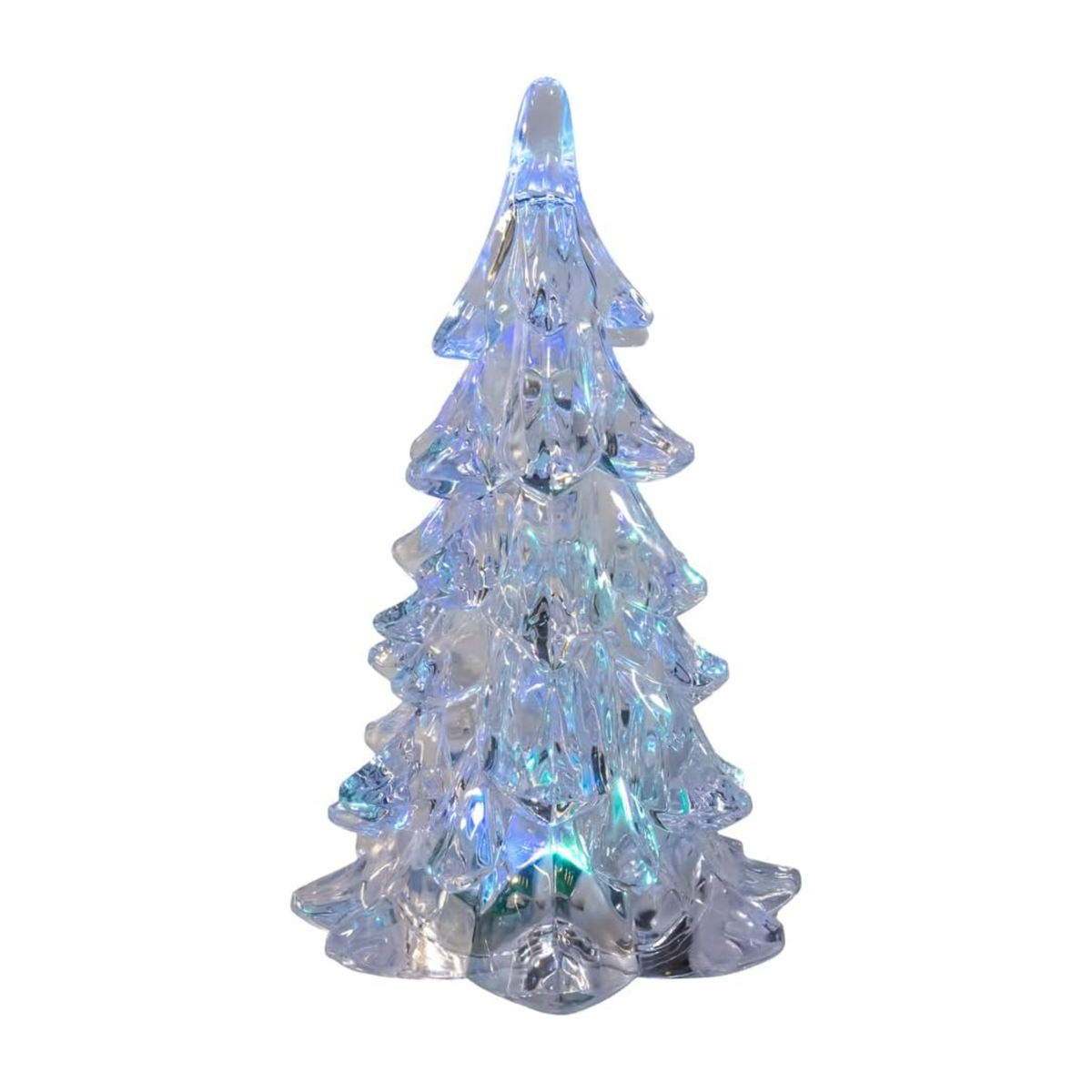 Kurt Adler Battery Operated RGB LED Christmas Tree Table Piece, 11in