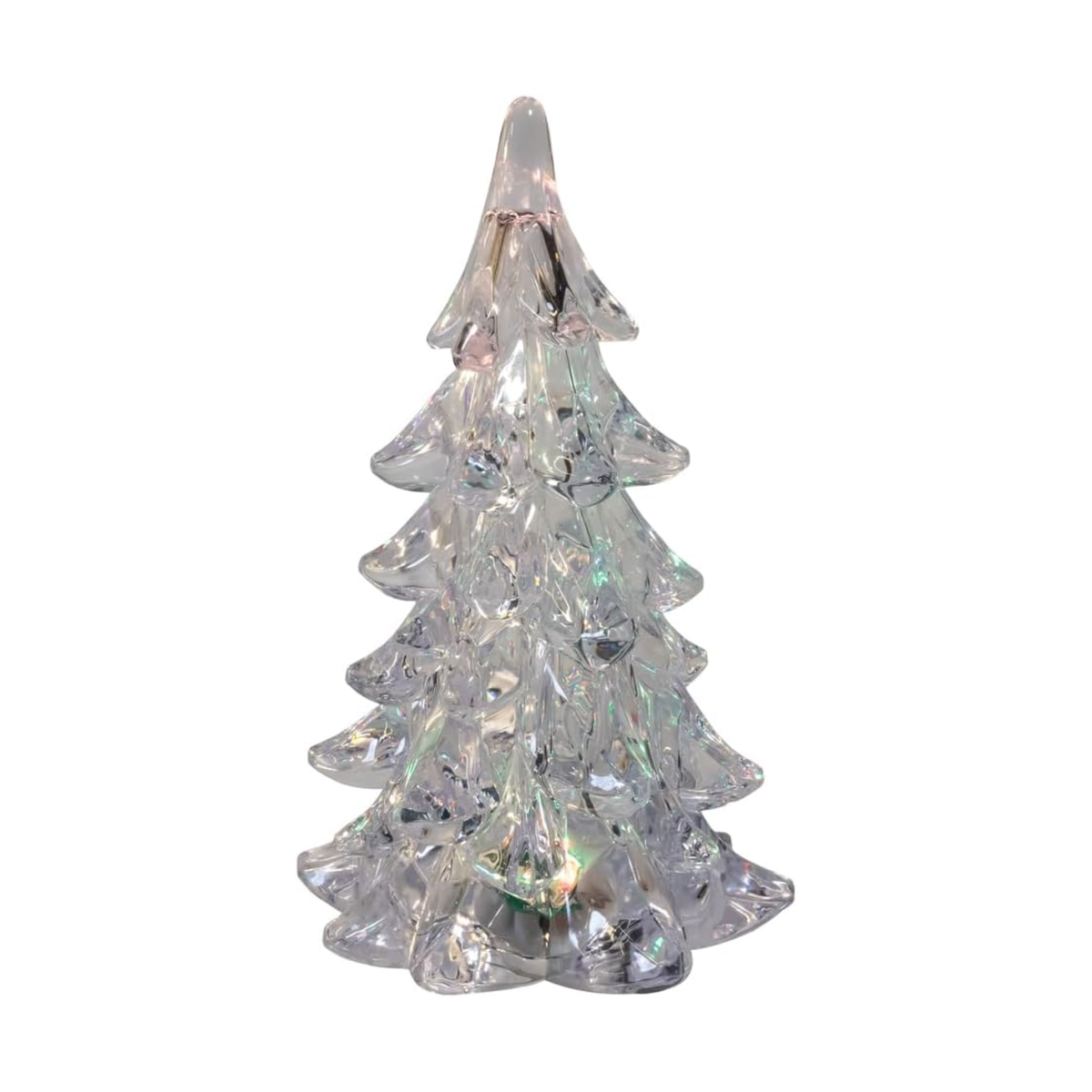 Kurt Adler Battery Operated RGB LED Christmas Tree Table Piece, 11in