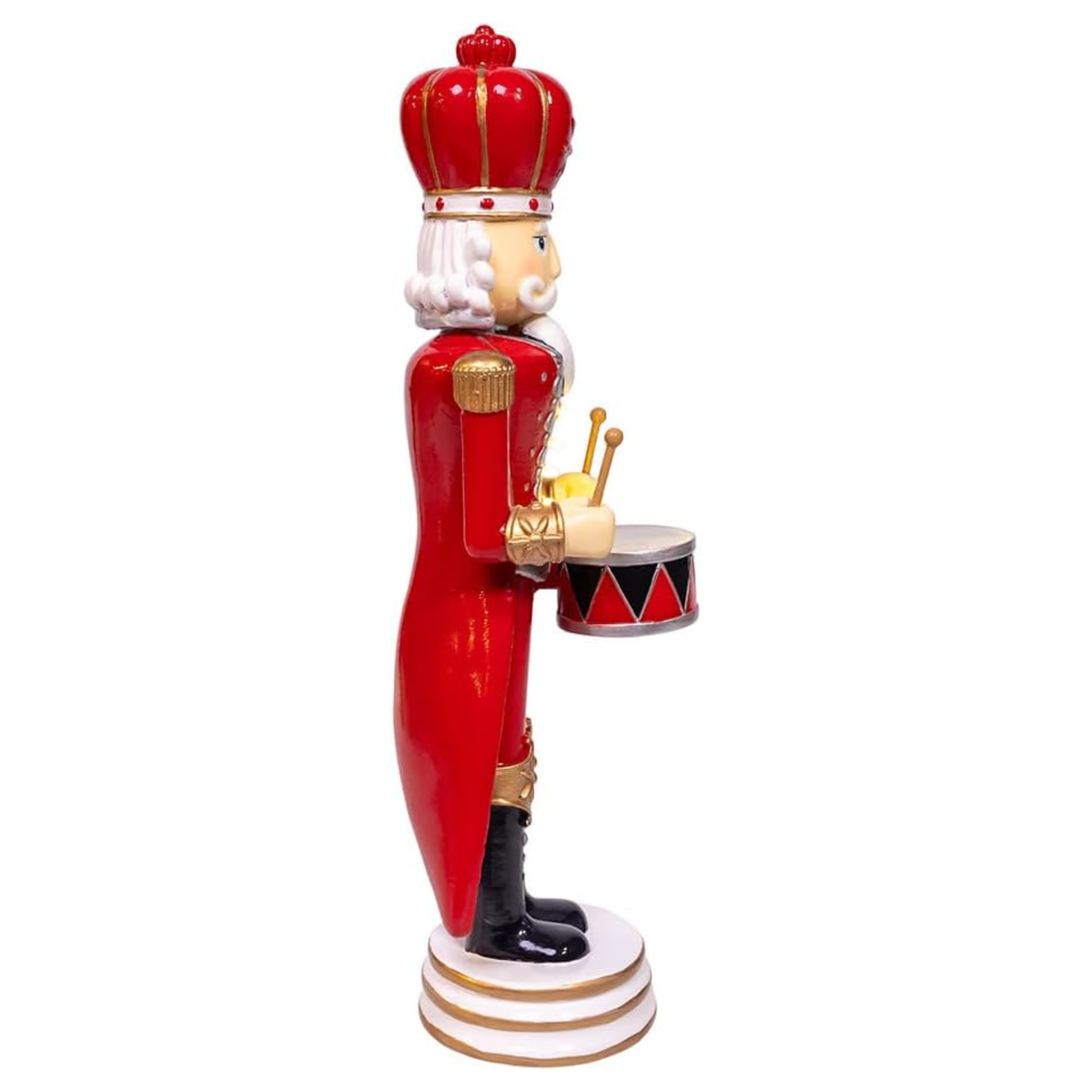 Kurt Adler Battery Operated Lighted King Nutcracker Table Piece, 12in