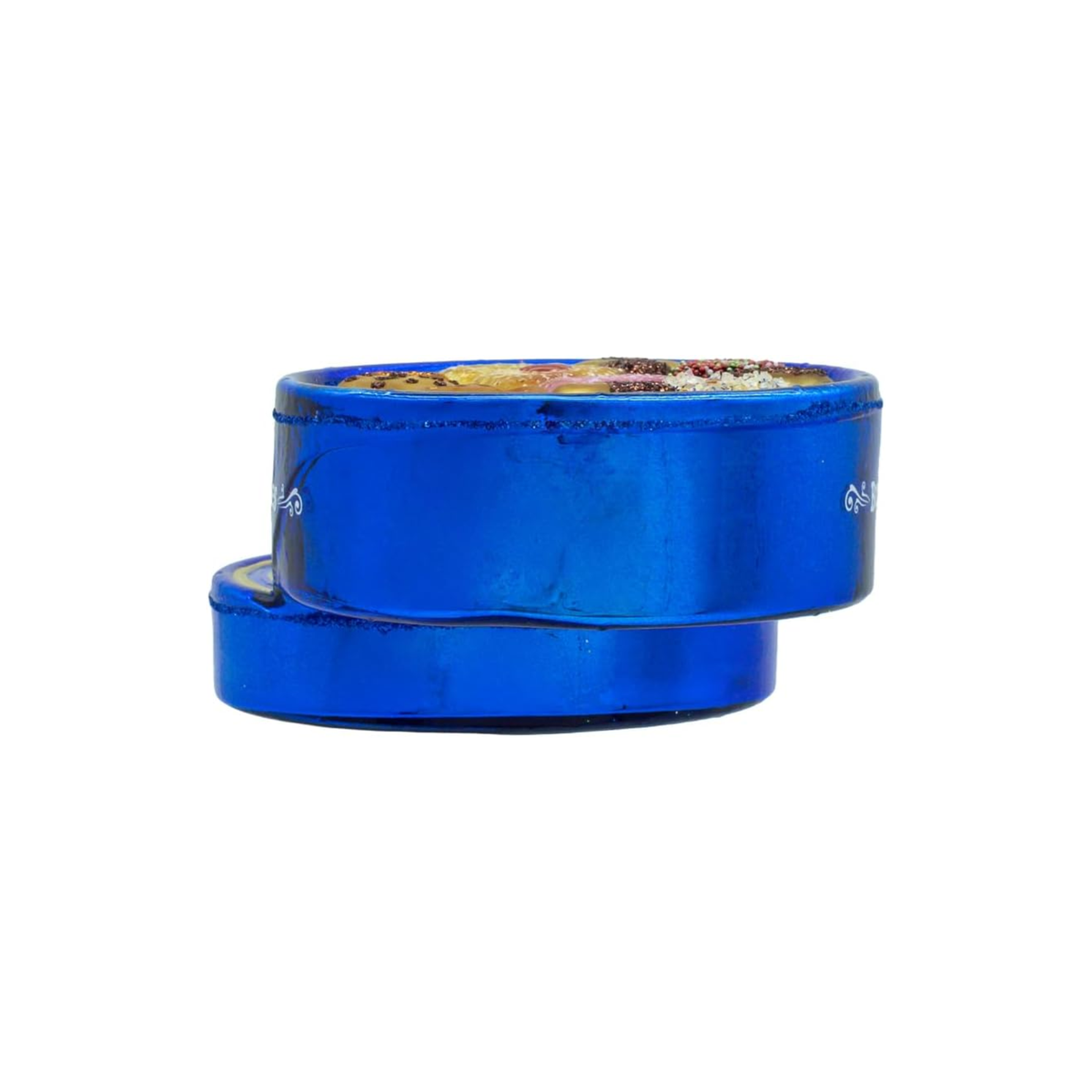 Kurt Adler Noble Gems Glass Ornament Collection, Butter Cookie Tin
