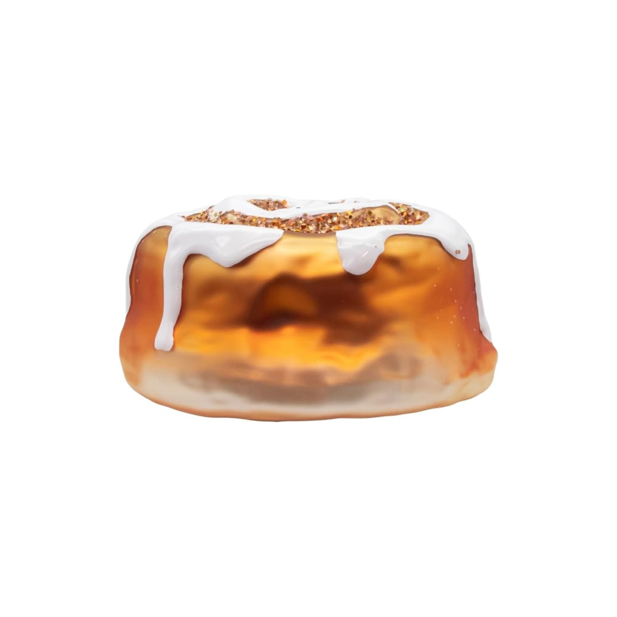 Kurt Adler Noble Gems Glass Ornament Collection, Cinnamon Bun