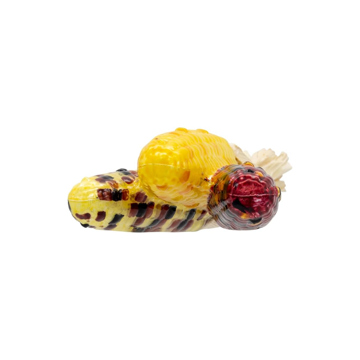 Kurt Adler Noble Gems Glass Ornament Collection, Harvest Corn, 6in