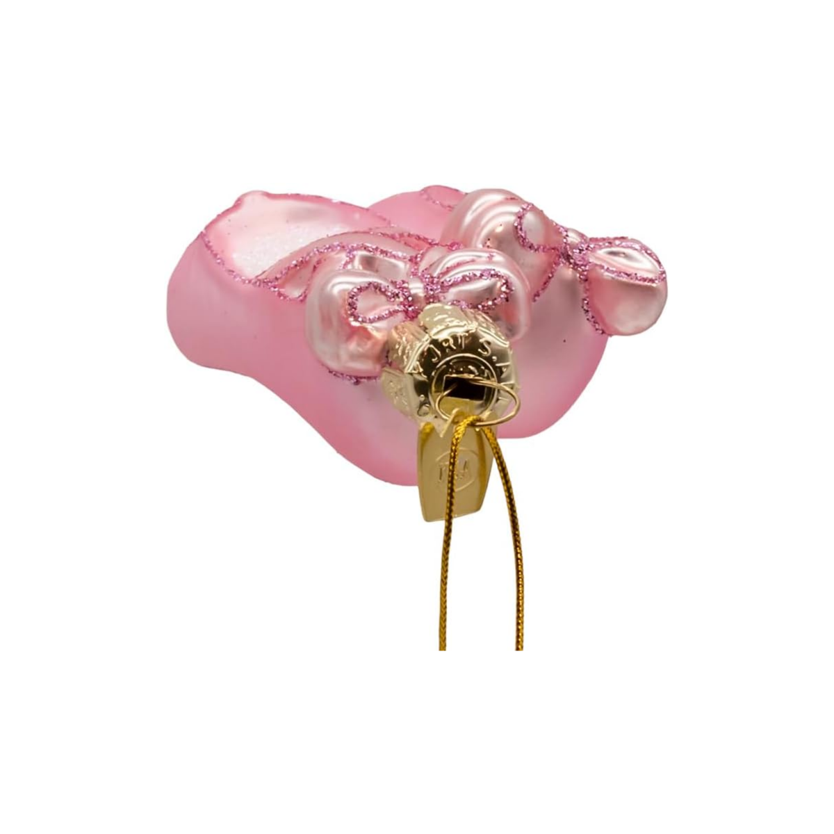 Kurt Adler Noble Gems Glass Ornament Collection, Ballet Slippers