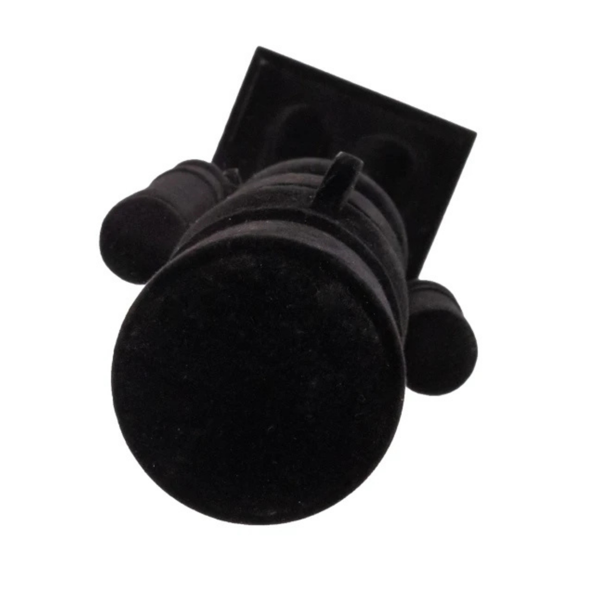 Kurt Adler Flocked Black Nutcracker, 15in