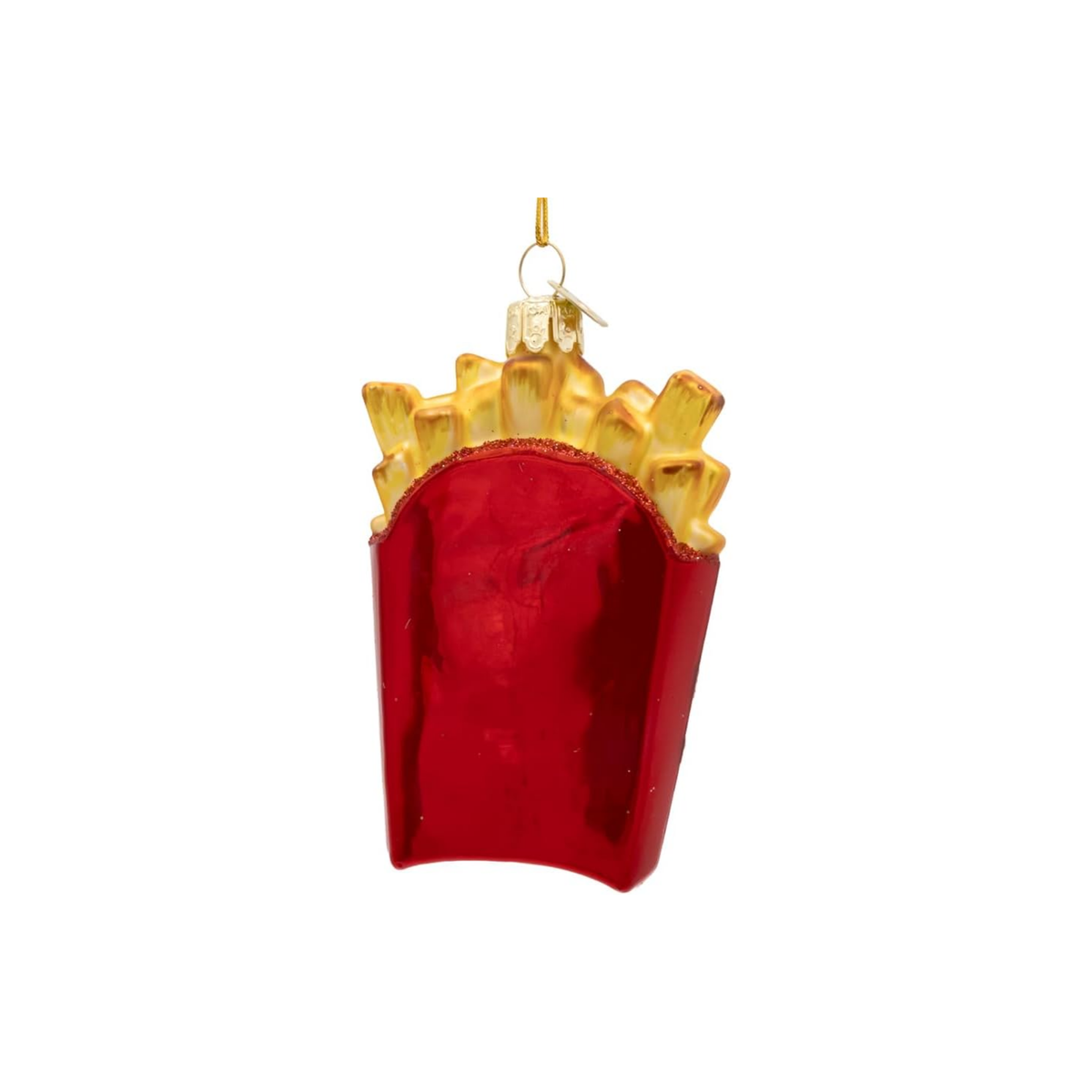 Kurt Adler Noble Gems Glass Ornament Collection, French Fries