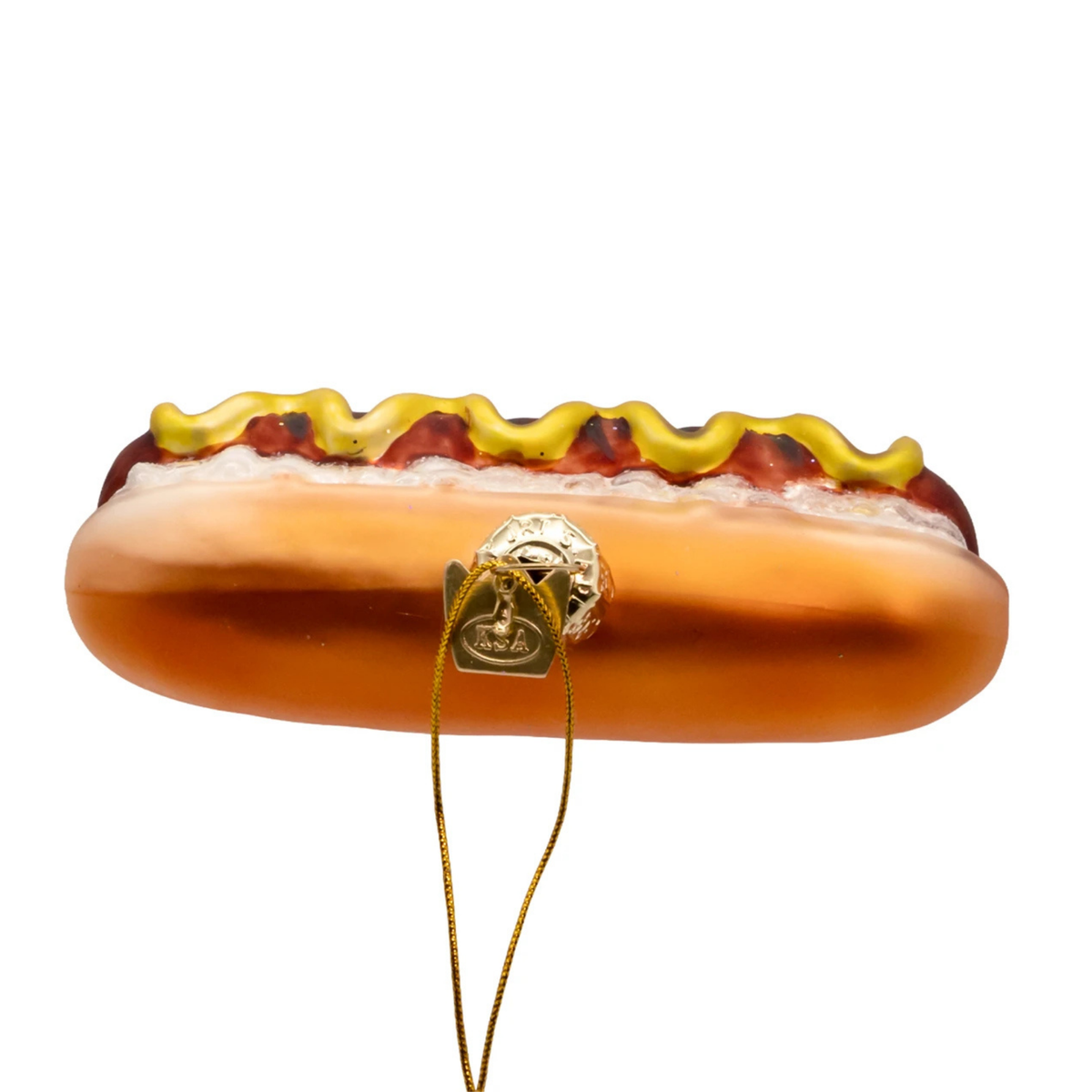 Kurt Adler Noble Gems Glass Ornament Collection for Tree, Hot Dog, 4in