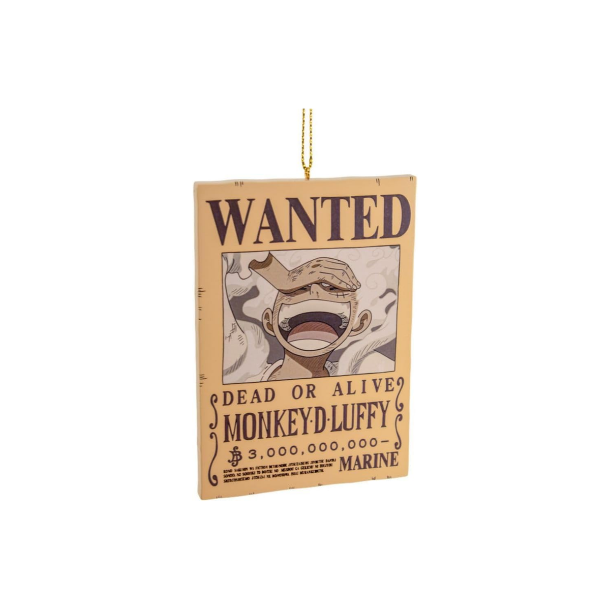 Kurt Adler Officially Licensed One Piece Christmas Ornament, Luffy Poster