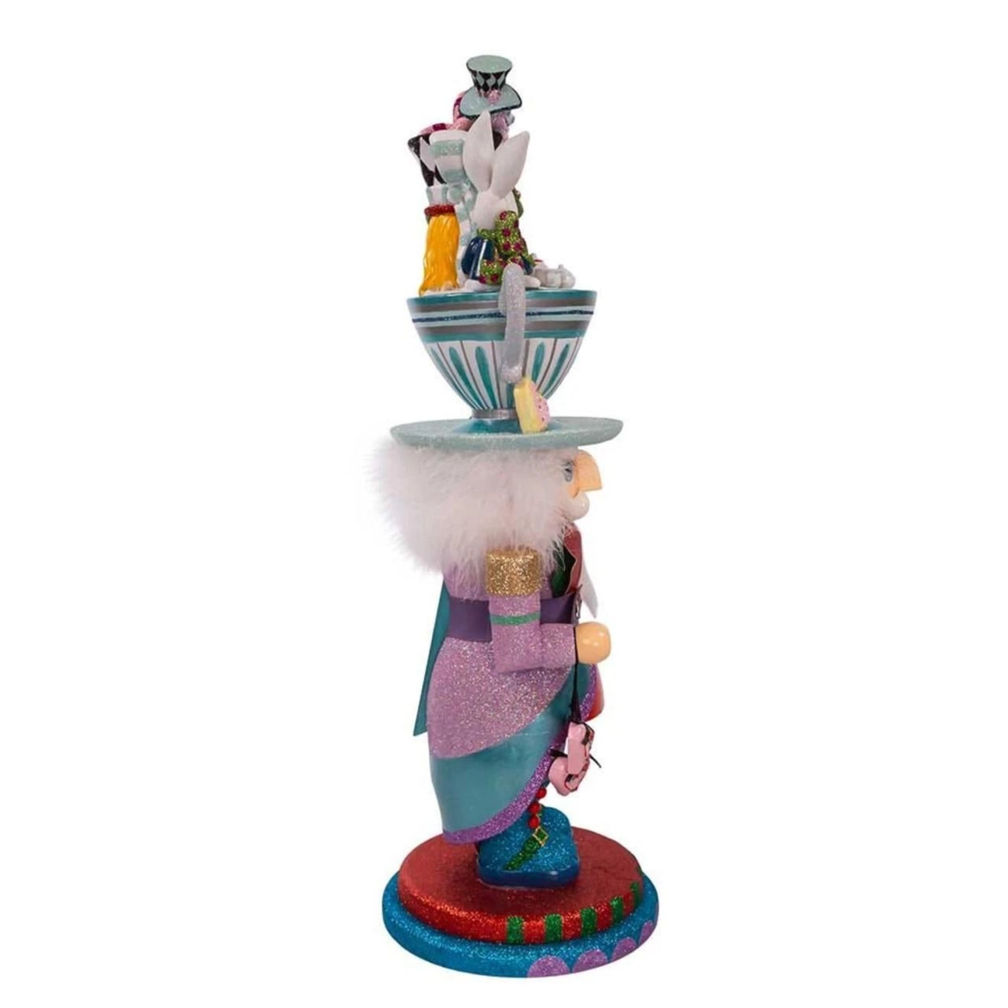Kurt Adler Hollywood Nutcrackers Collection, Alice Teacup Party Hat, 24"