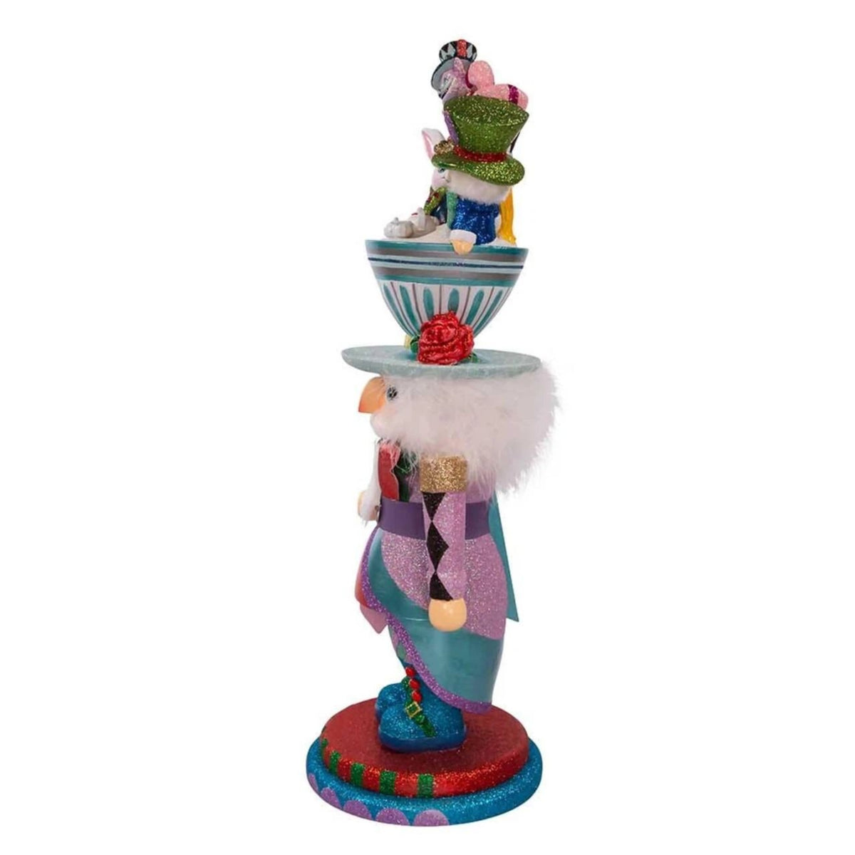 Kurt Adler Hollywood Nutcrackers Collection, Alice Teacup Party Hat, 24"