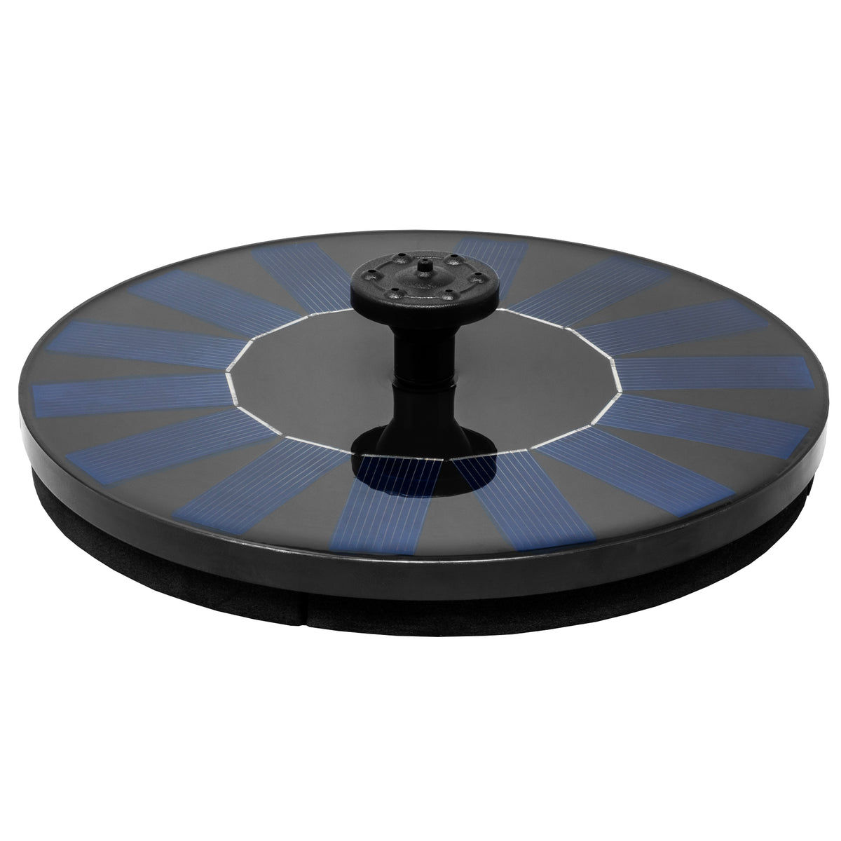 Armstrong Wild Bird Food Feather & Forge Solar-Powered Fountain Accessory, Black