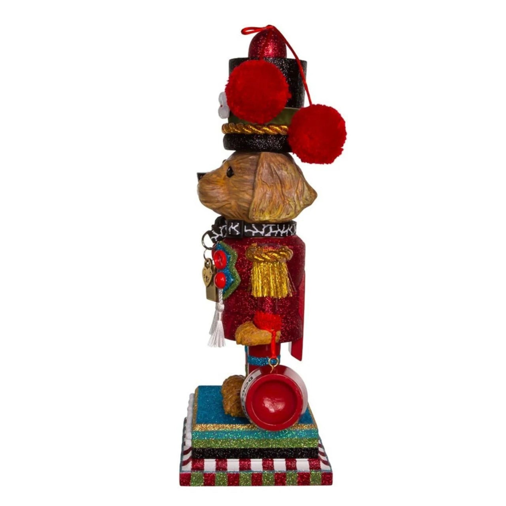 Kurt Adler Wooden Hollywood Nutcracker Collection, Dogs Rule, 15"
