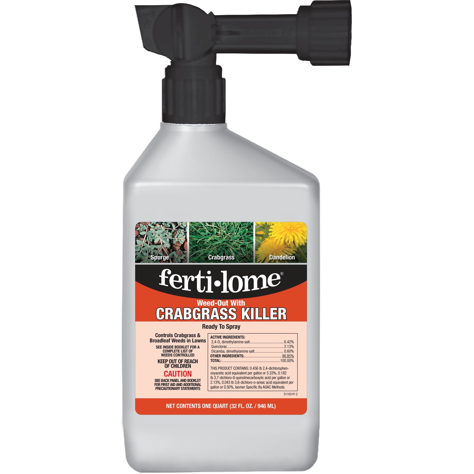 Fertilome Ready To Spray Weed Out with Crabgrass Killer, 32fl oz
