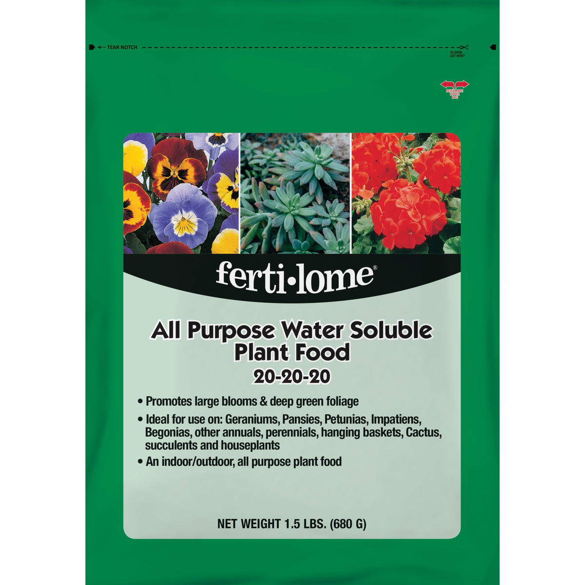 Fertilome 20-20-20 All Purpose Water-Soluble Plant Food
