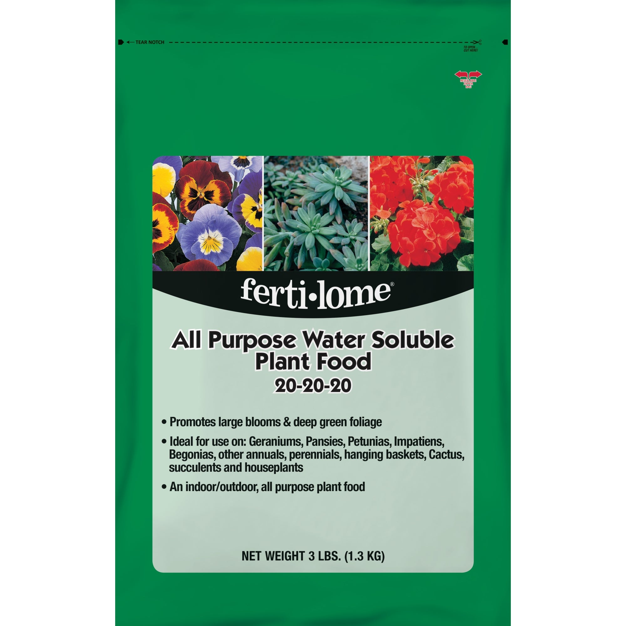 Fertilome 20-20-20 All Purpose Water-Soluble Plant Food