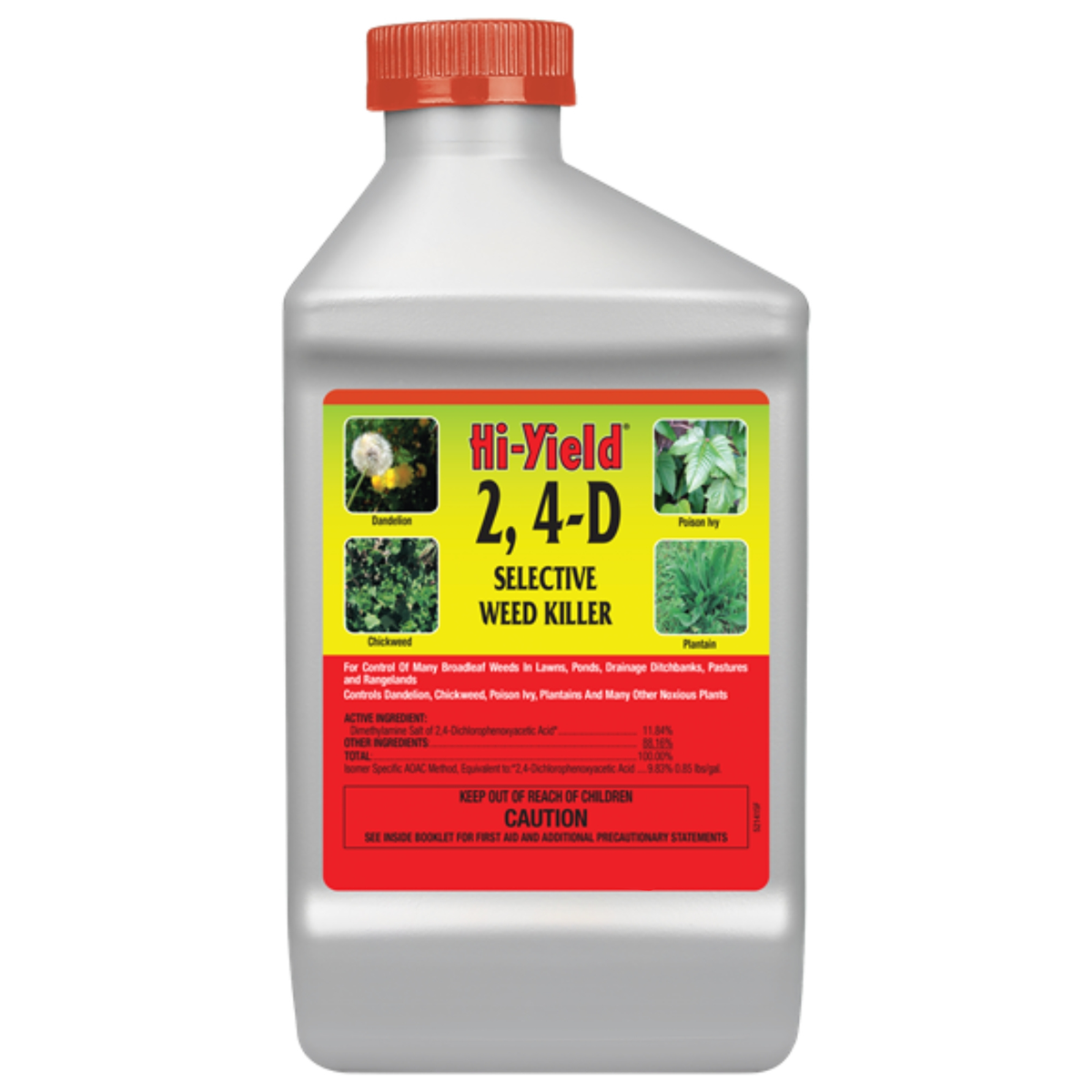 Hi-Yield 2,4-D Selective Weed Killer Herbicide Concentrate