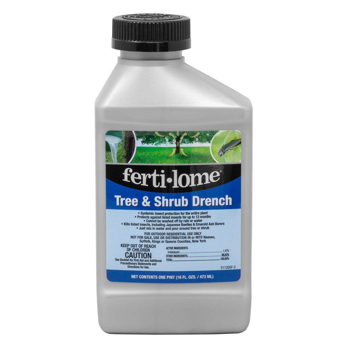 Fertilome Tree & Shrub Drench Systemic Insecticide Concentrate, 16fl oz