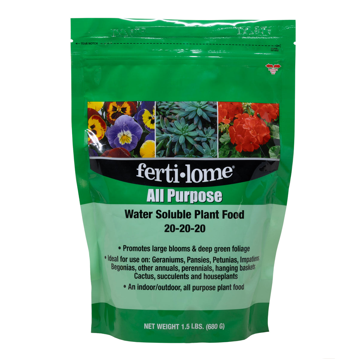 Fertilome 20-20-20 All Purpose Water-Soluble Plant Food