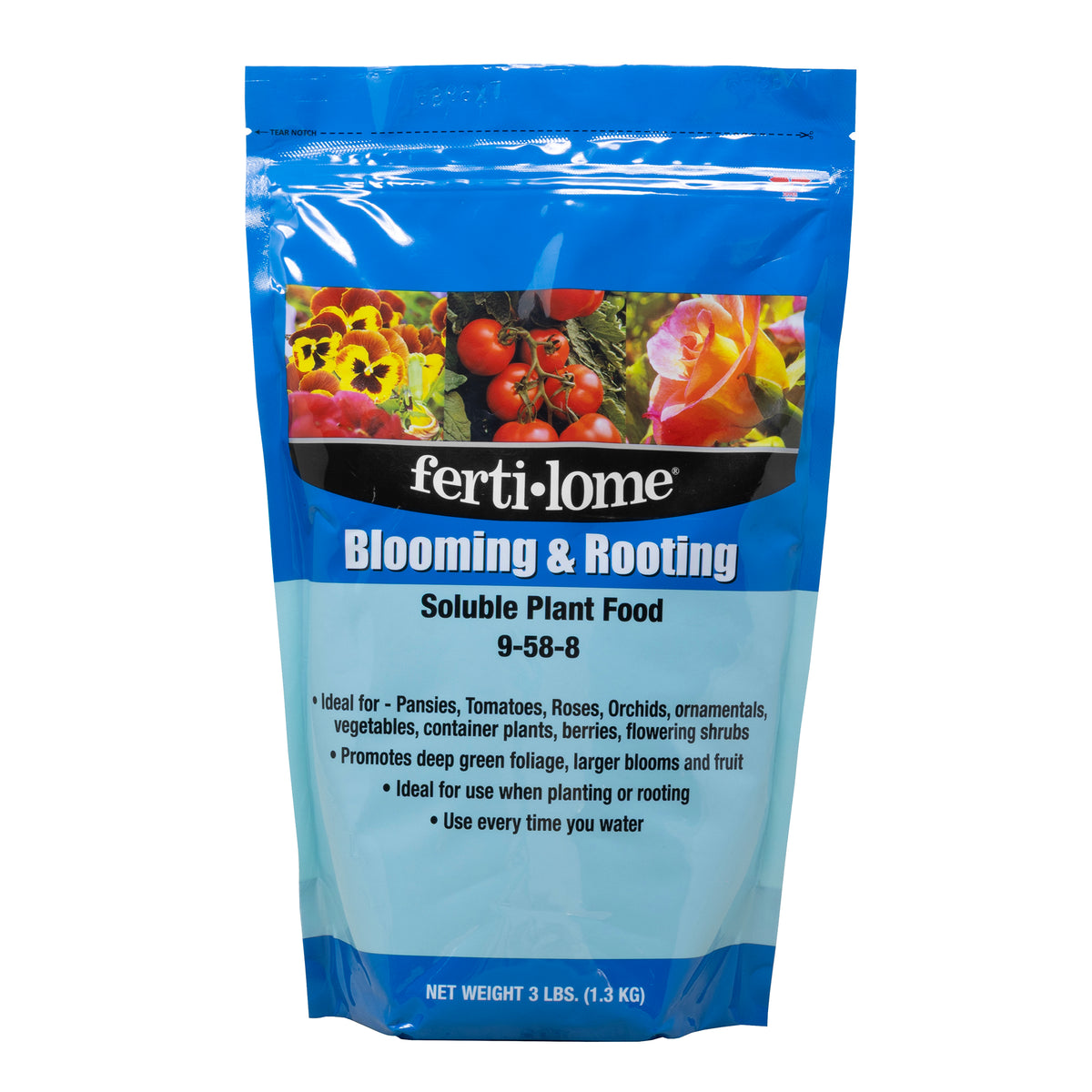Fertilome Blooming & Rooting Soluble Plant Food 9-58-8 Fertilizer