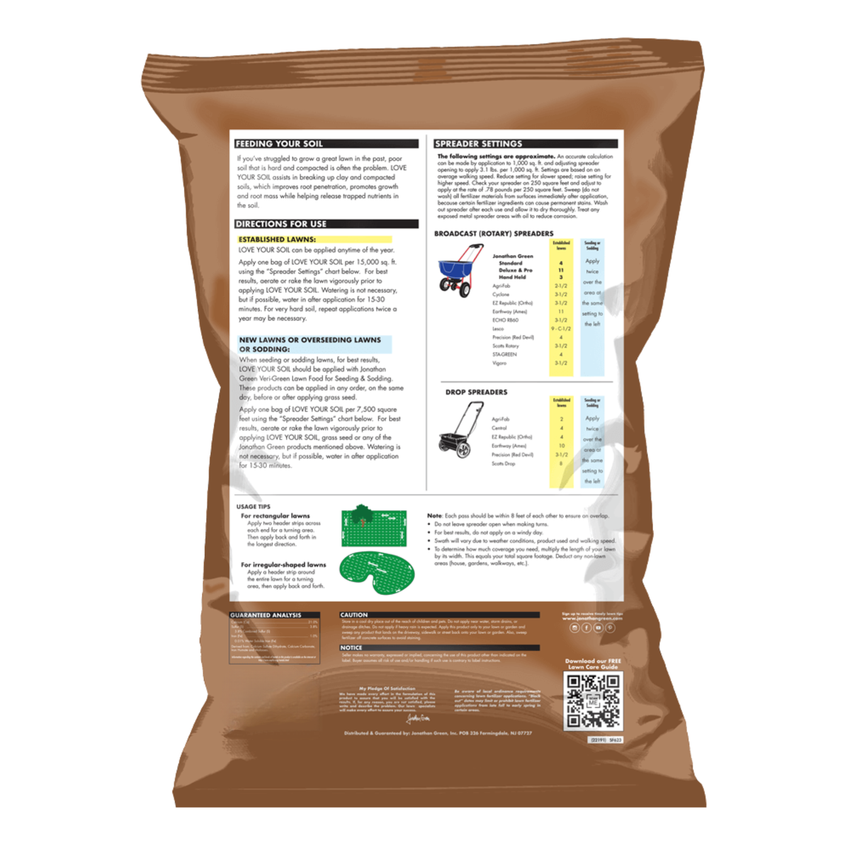 Jonathan Green Love Your Soil, Natural Soil Food for Lawns in Hard Soils
