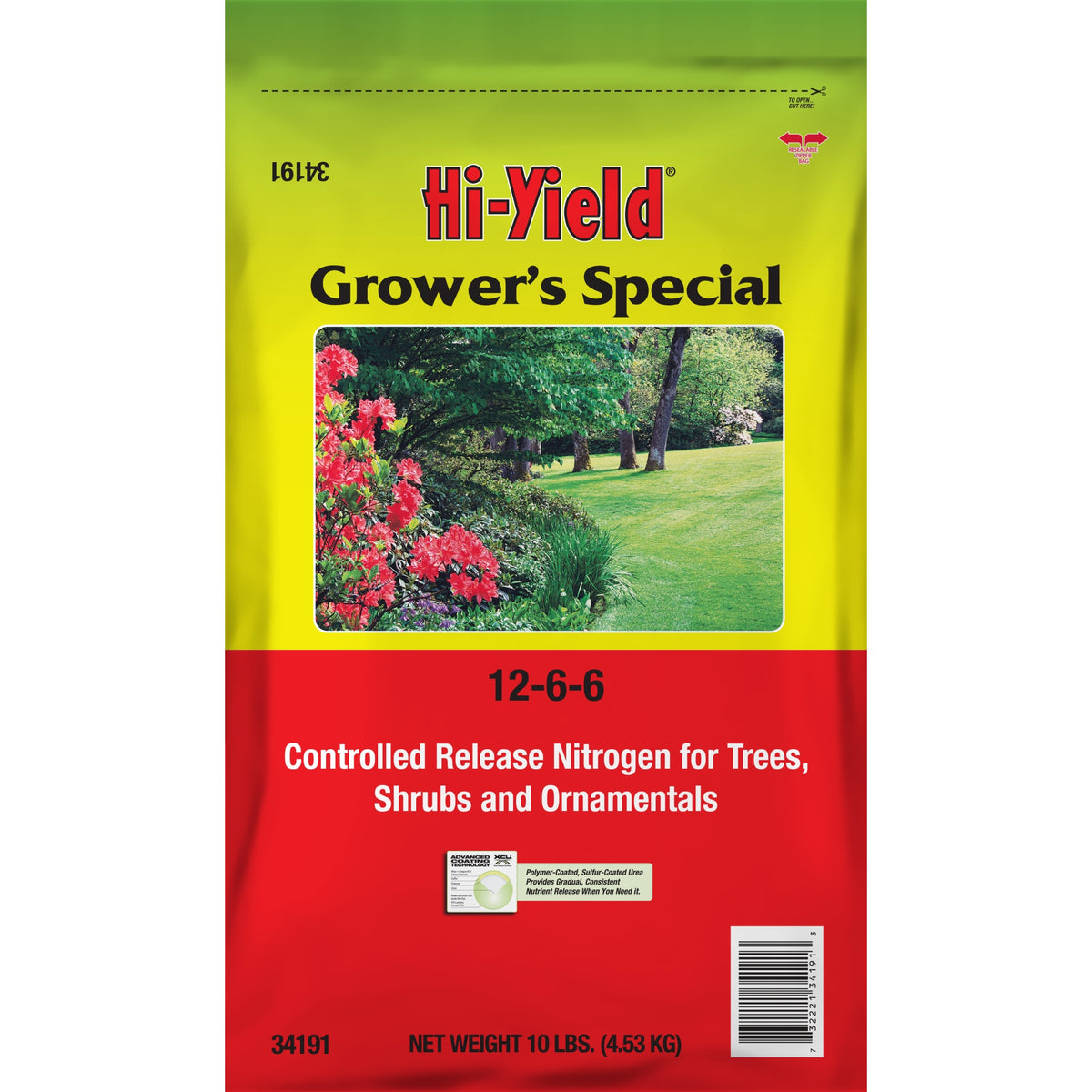 Hi-Yield Grower's Special 12-6-6 Controlled-Release Nitrogen Fertilizer