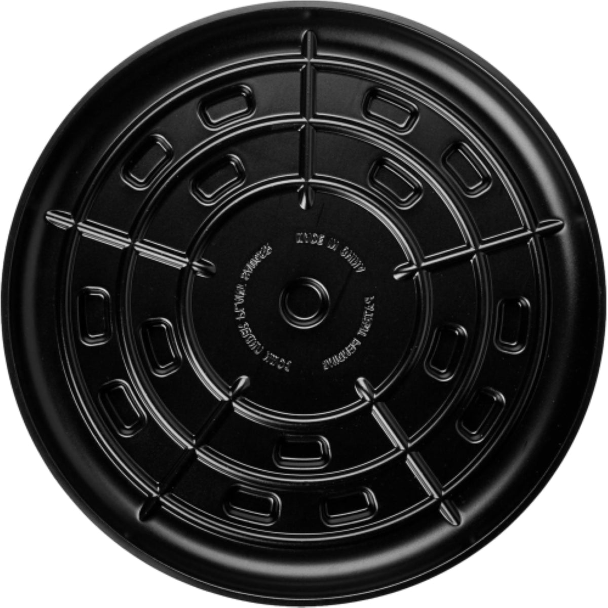Bosmere Down Under Plant Saucer for Indoor and Outdoor Planters, Black