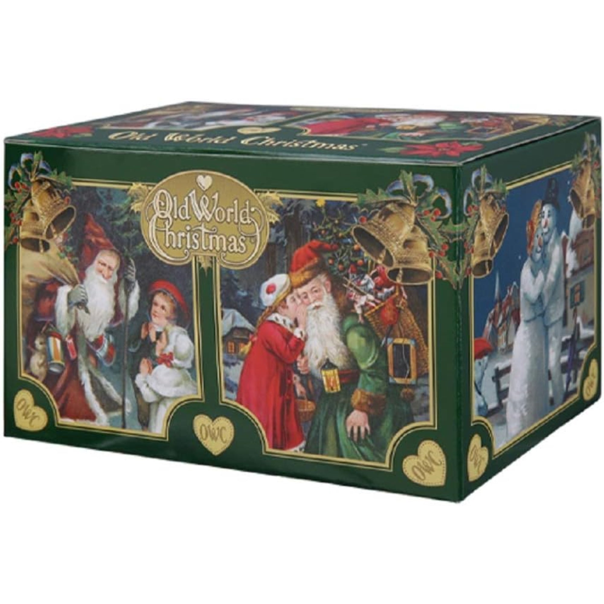 Old World Christmas Blown Glass Ornament for Christmas Tree, White Tiger