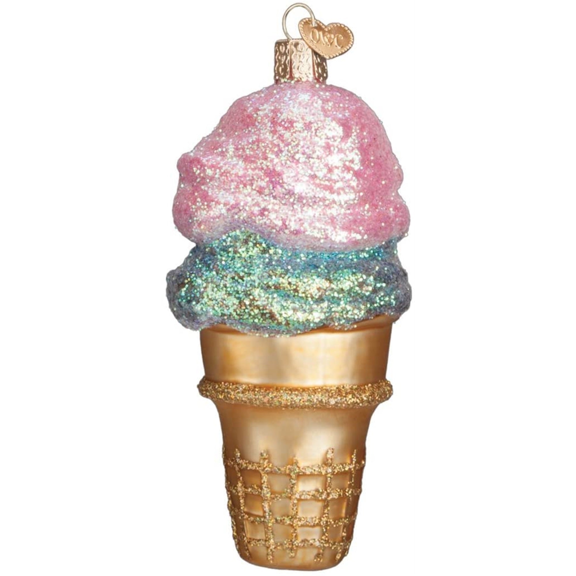 Old World Christmas Blown Glass Ornament for Christmas Tree, Double Dip