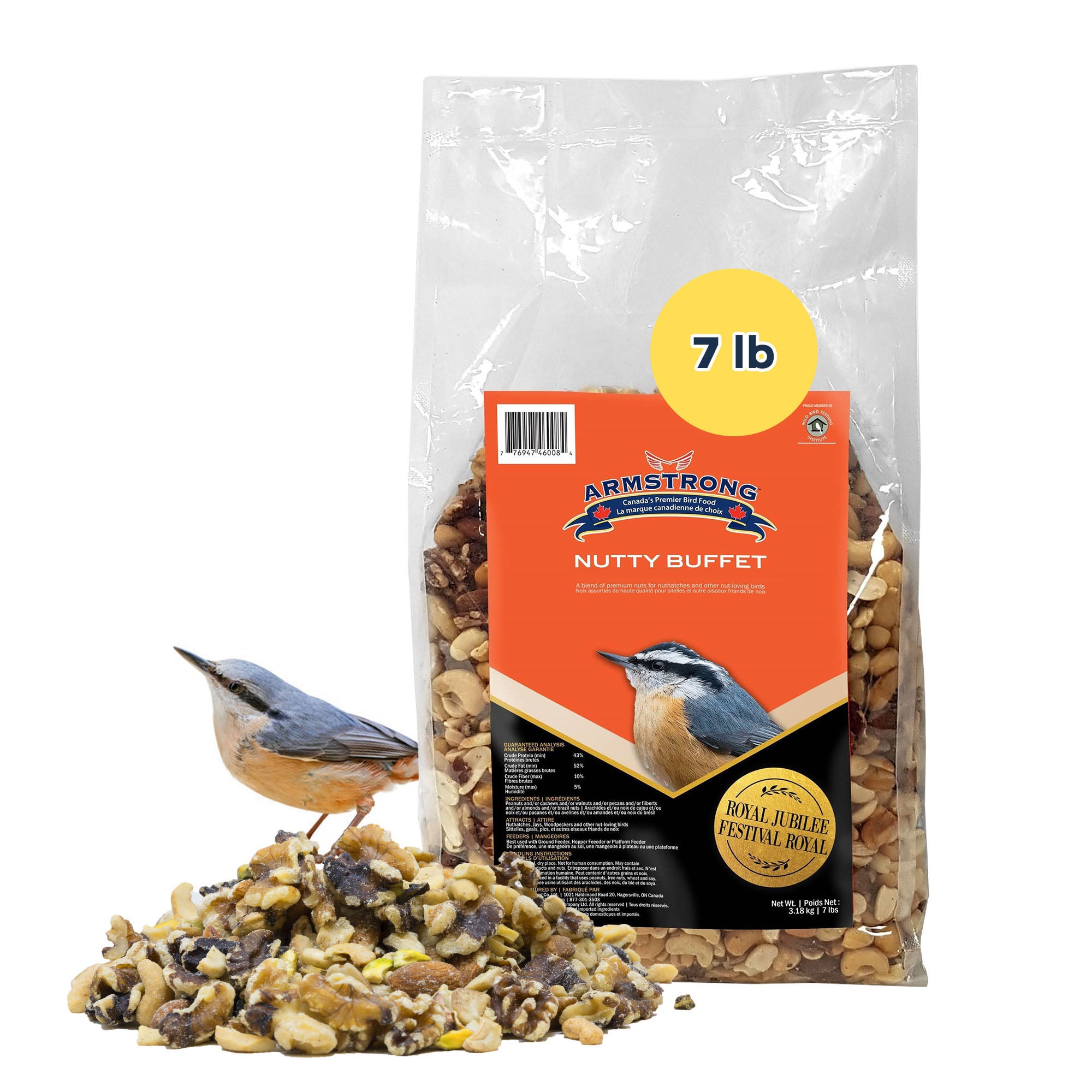 Armstrong Wild Bird Food Royal Jubilee Nutty Buffet Bird Seed