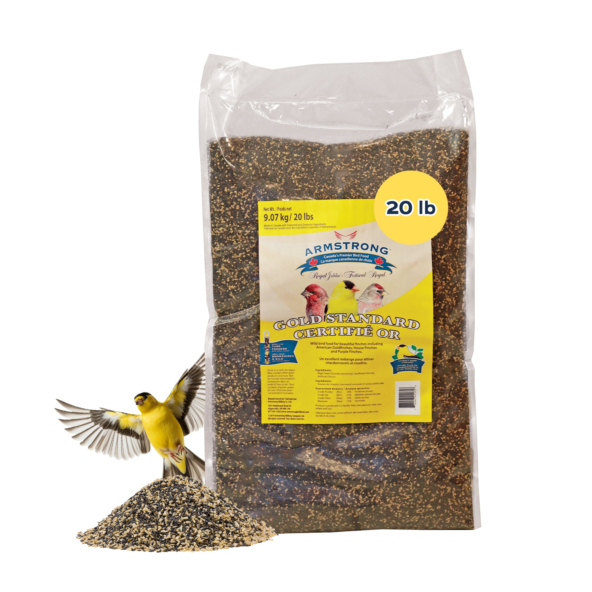 Armstrong Wild Bird Food Royal Jubilee Gold Standard Bird Seed For Goldfinches