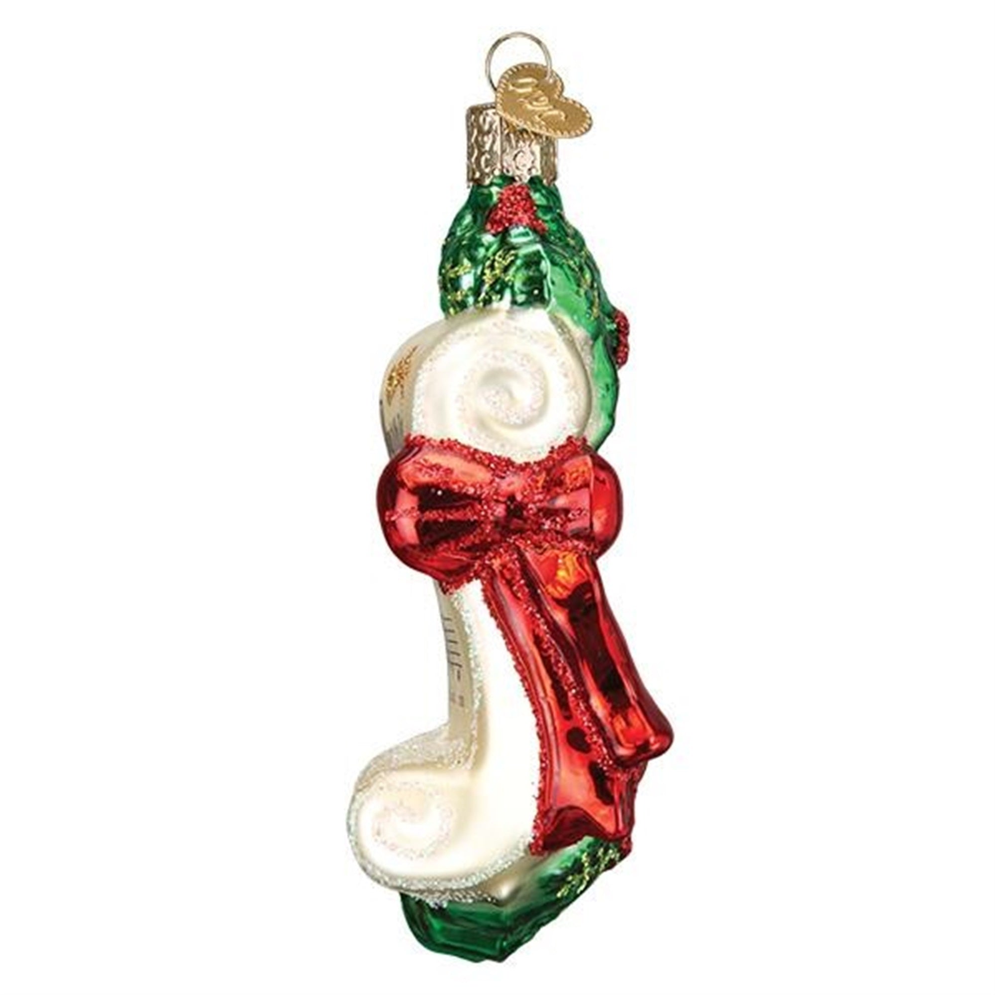 Old World Christmas Blown Glass Ornament for Christmas Tree, Joy to The World