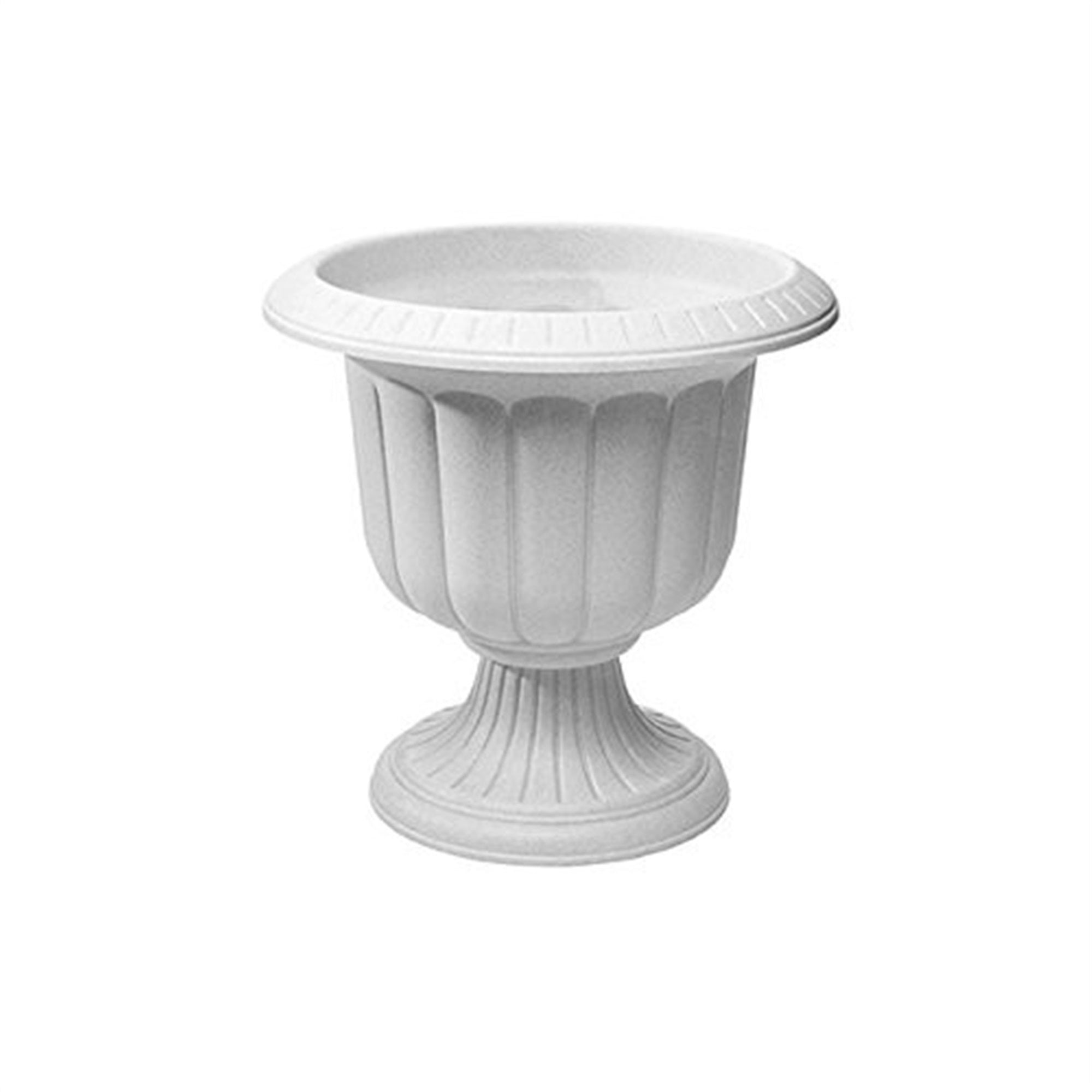 Novelty Indoor/Outdoor Durable Plastic Classic Fluted Urn Planter